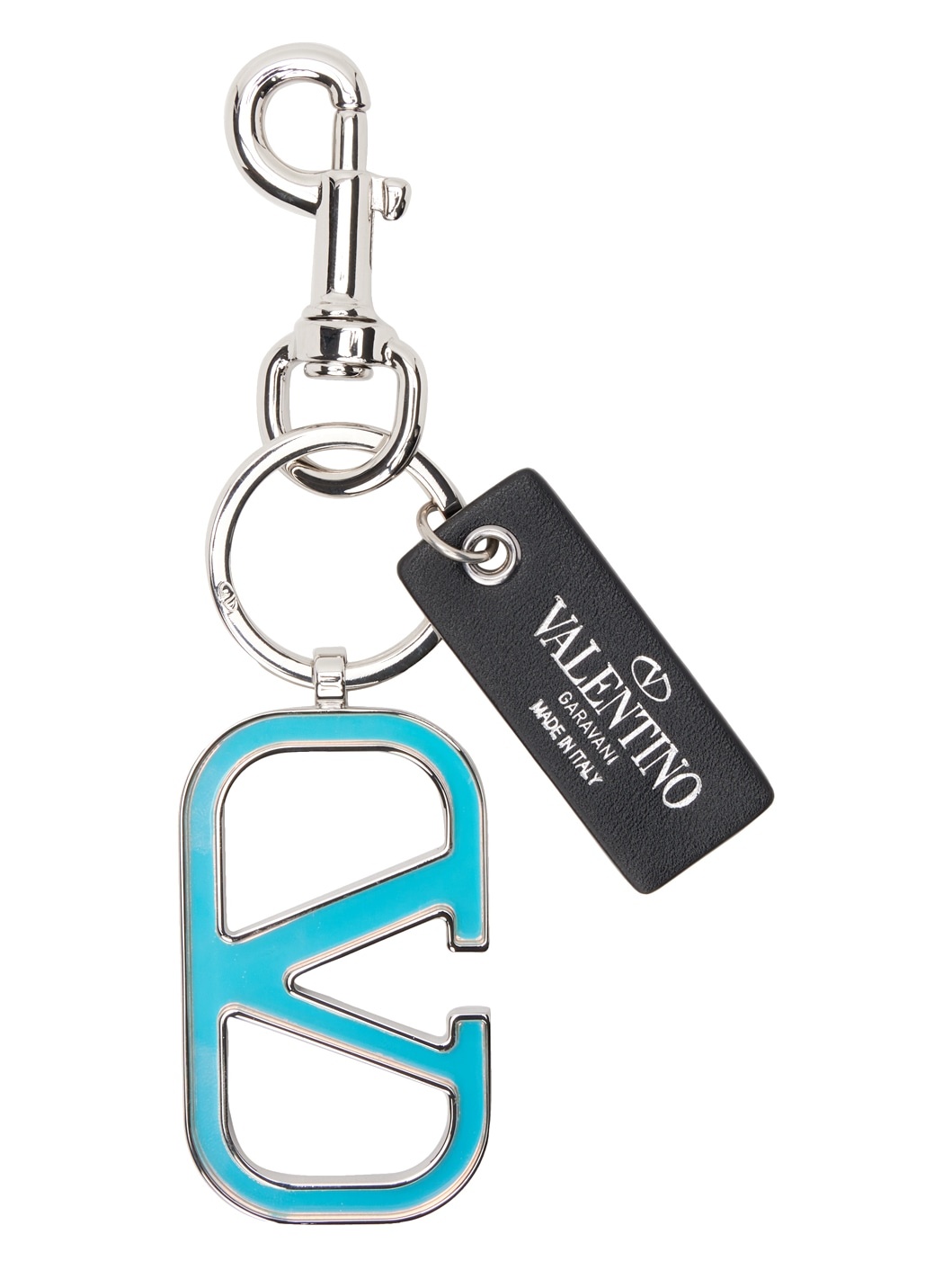 Silver VLogo Keychain - 1