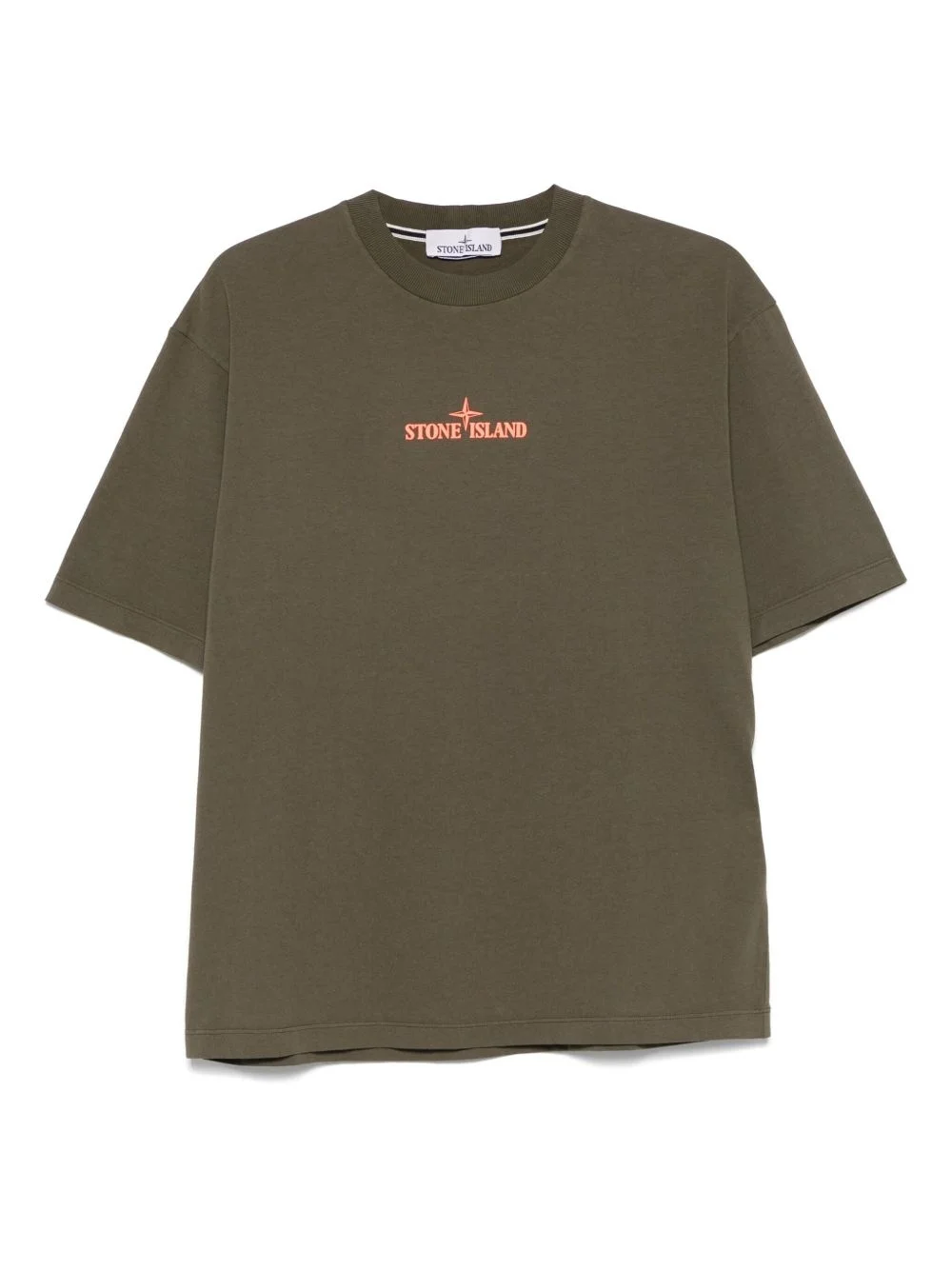 logo-embossed T-shirt - 1