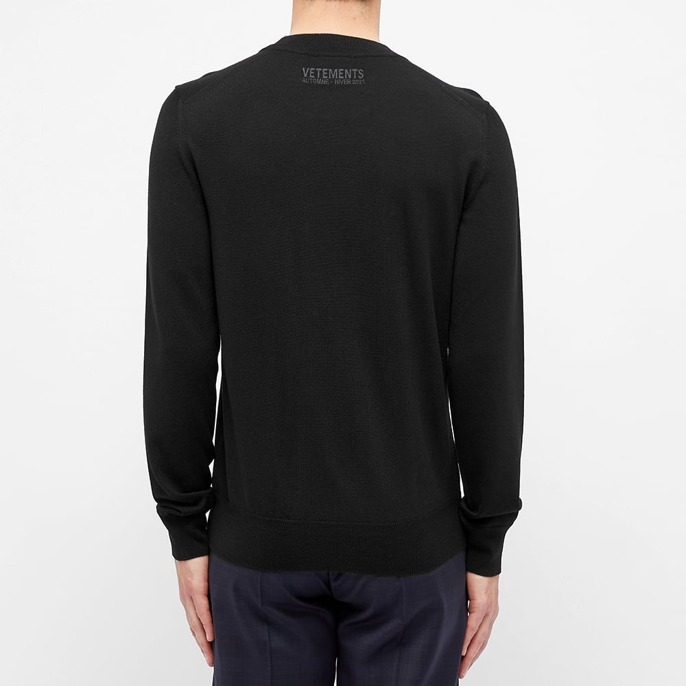 VETEMENTS Logo Crew Sweat - 5