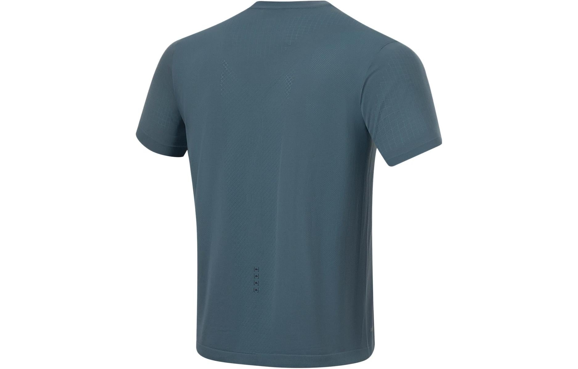 Li-Ning Logo Running T-shirt 'Blue' ATST077-6 - 2