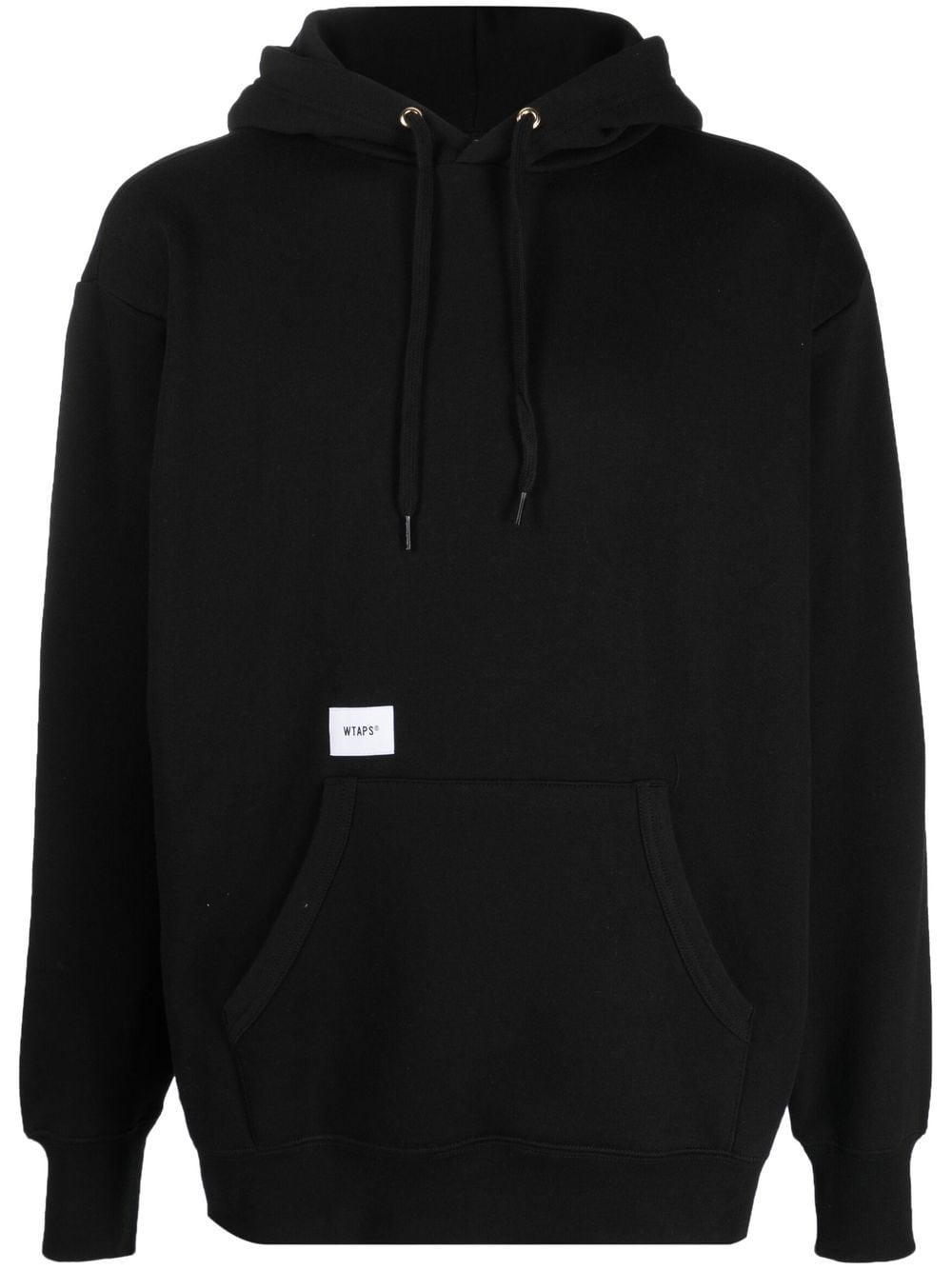 logo-print drawstring hoodie - 2