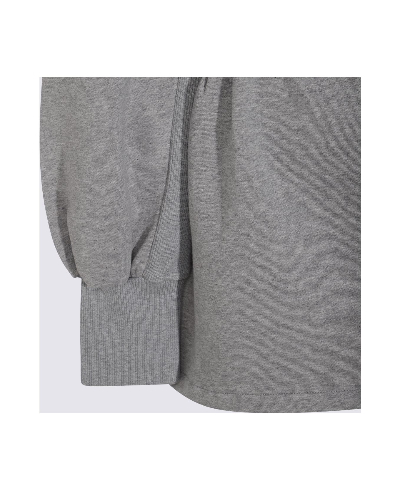 Grey Cotton Mini Dress - 3