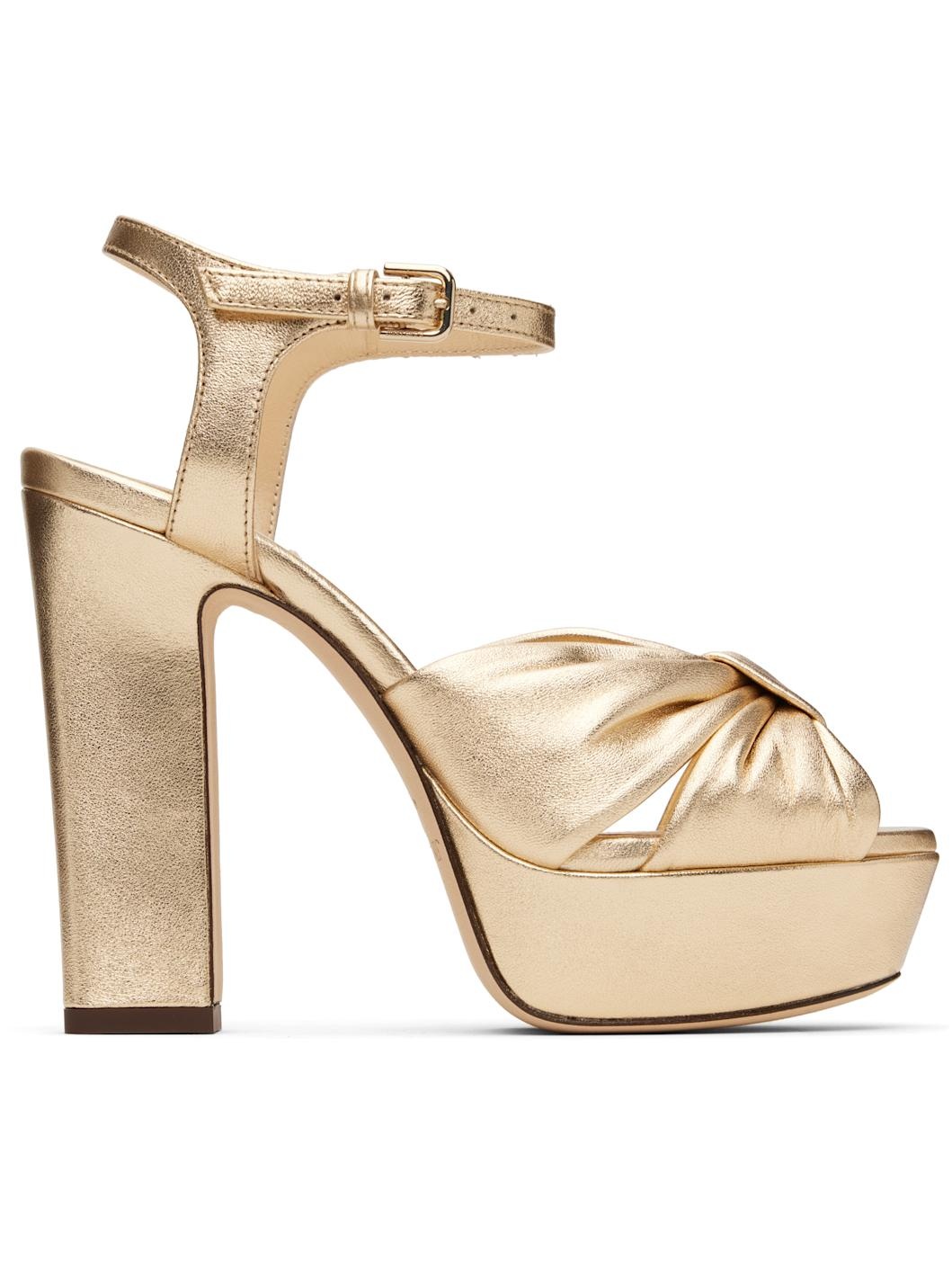 Gold Heloise 120 Heeled Sandals - 1