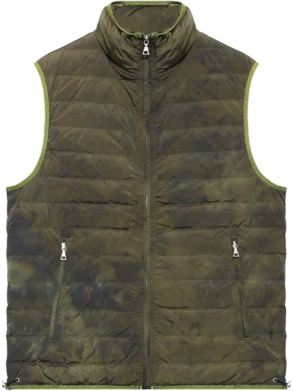 padded sleeveless gilet - 1