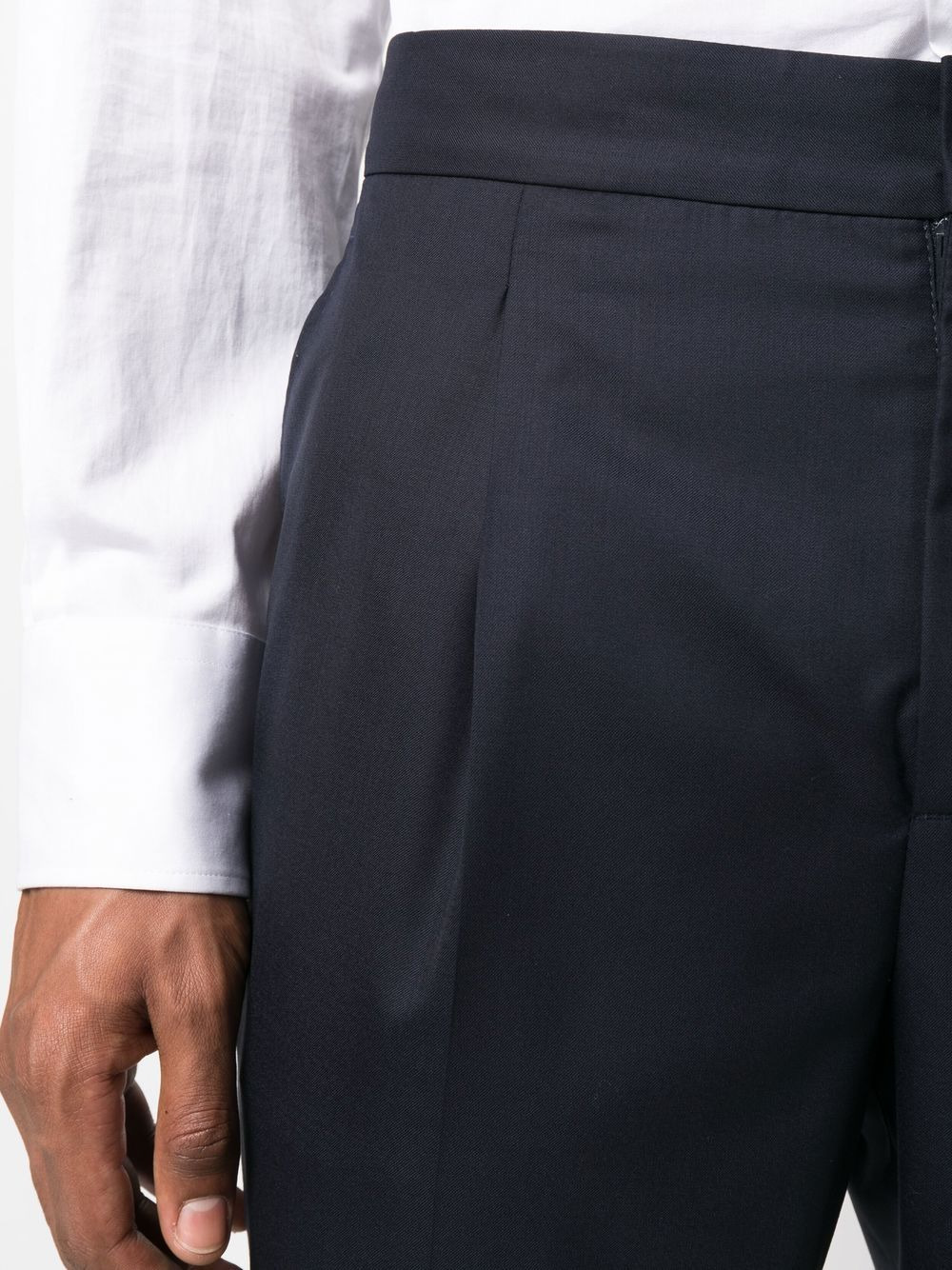 tailored straight-leg trousers - 4
