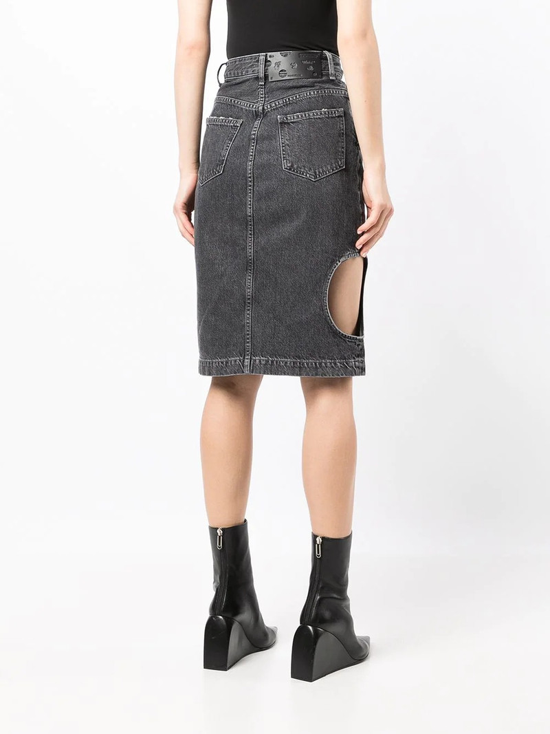 Meteor denim pencil skirt 4