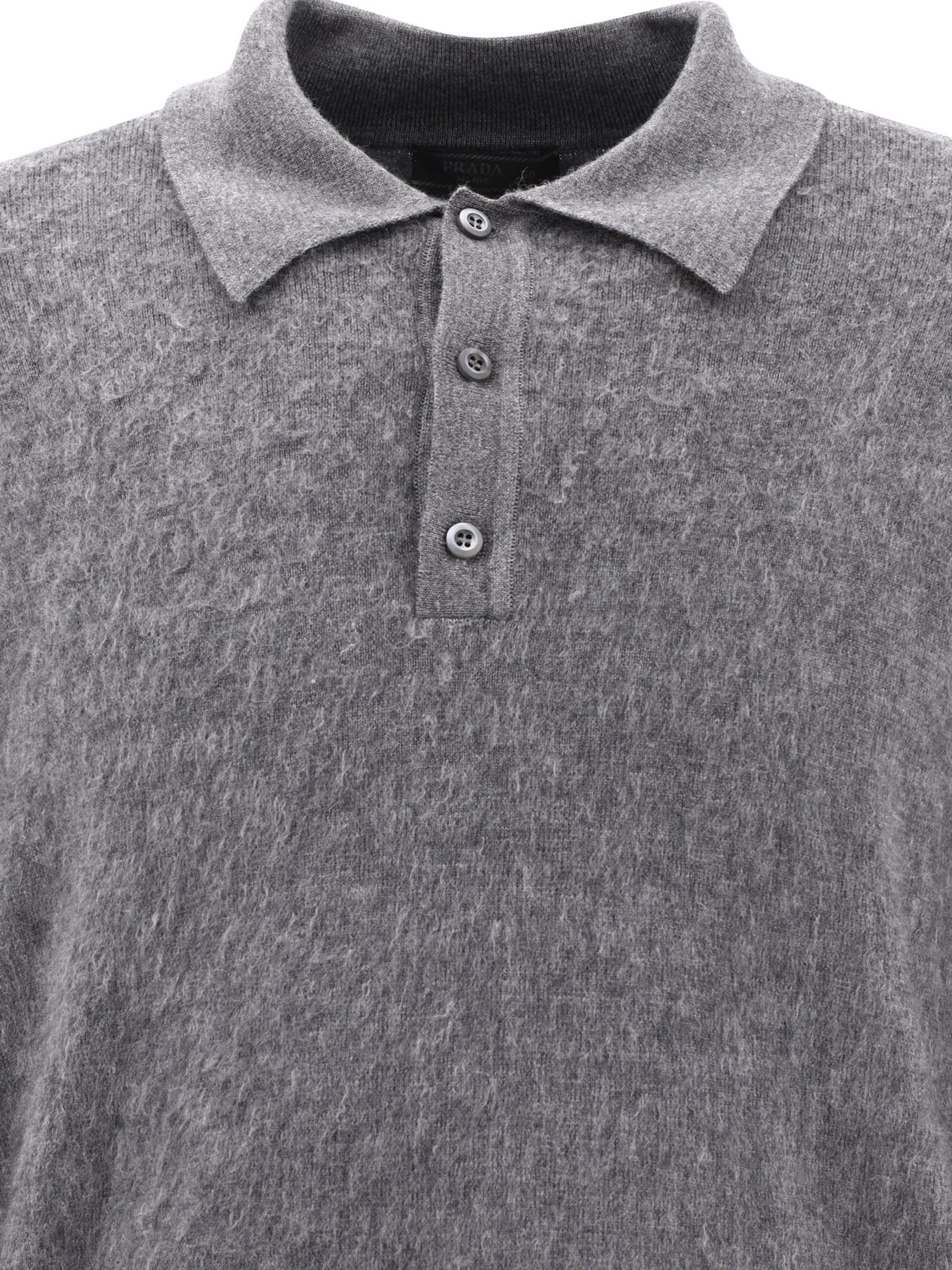 Prada Cashmere And Silk Polo Shirt - 3