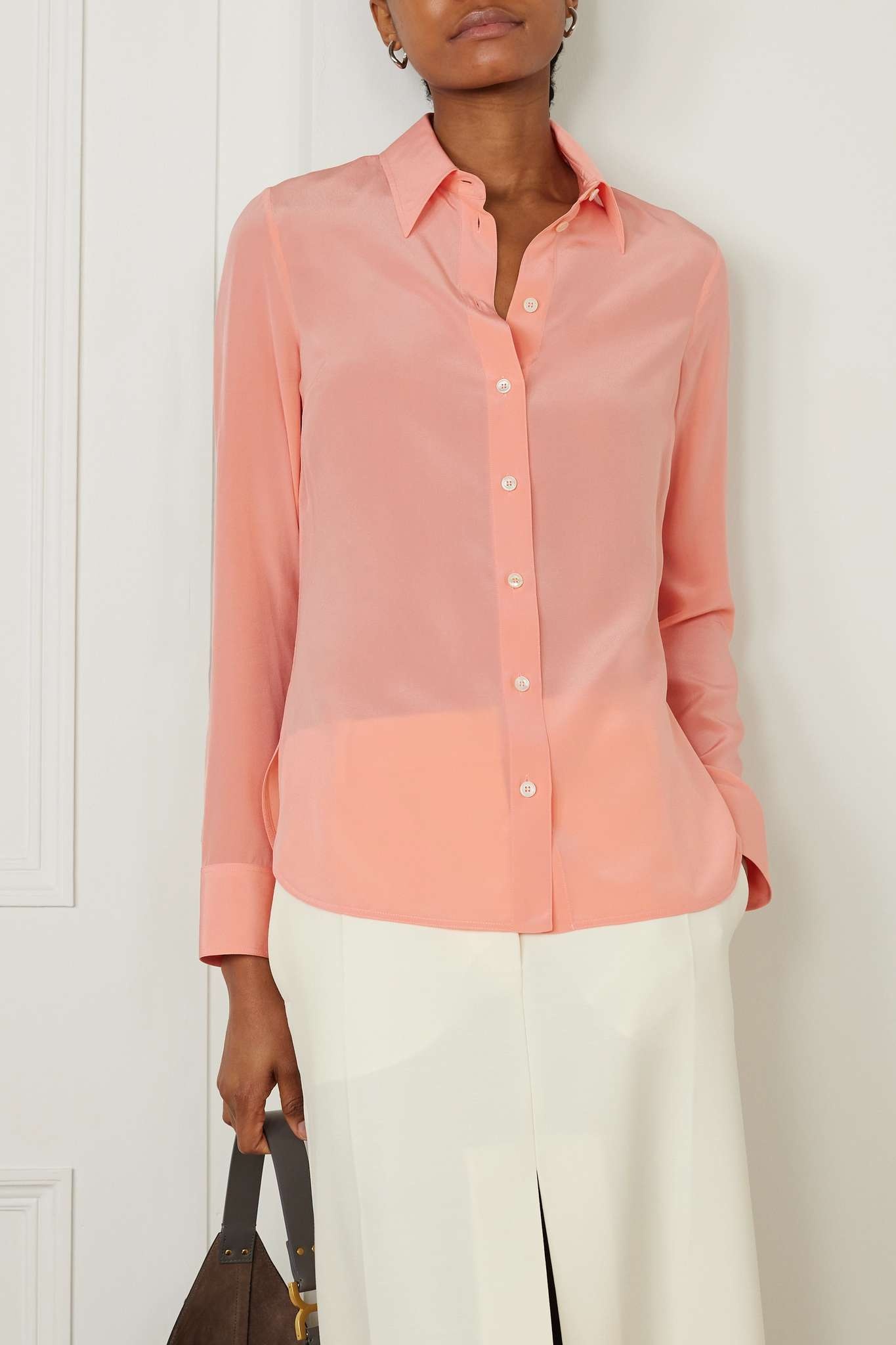 Silk crepe de chine shirt - 3