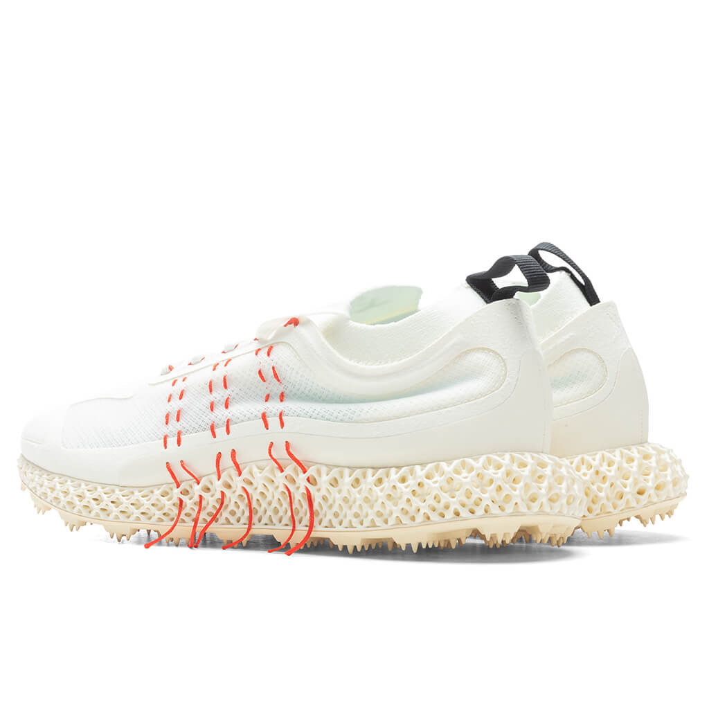 Y-3 RUNNER 4D HALO - CORE WHITE/RED/BRIGHT CYAN - 3