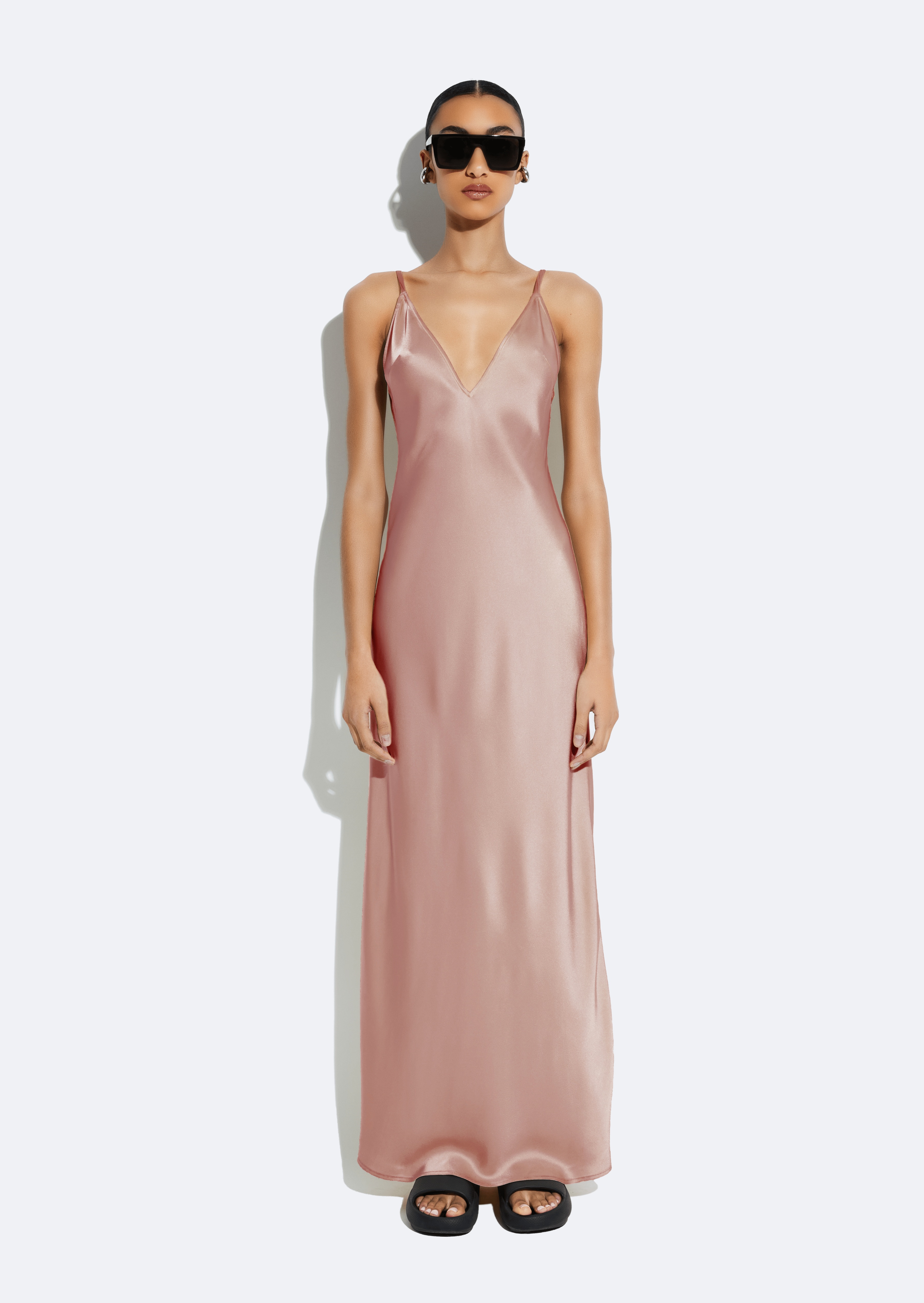Satin Slip Dress - 2