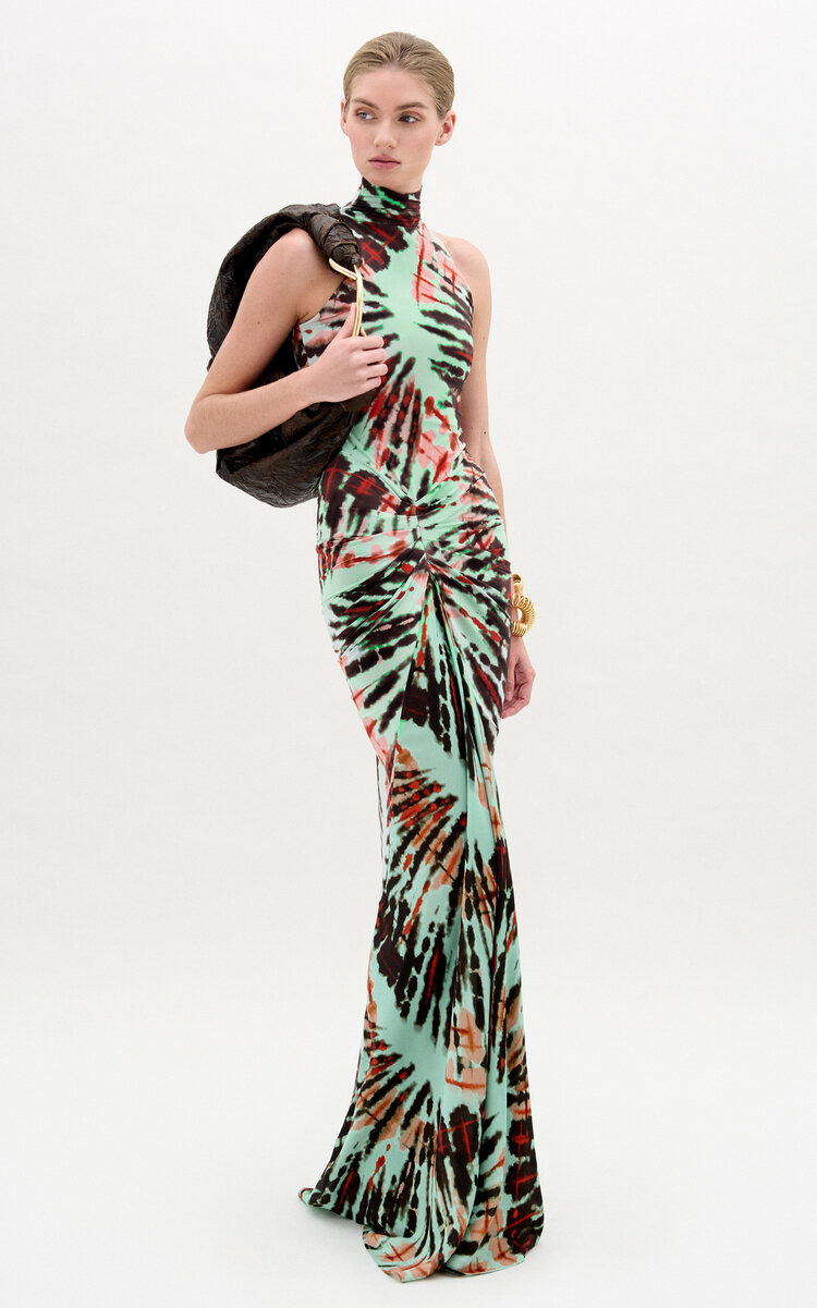 Frances Halter Neck Dress multi - 2