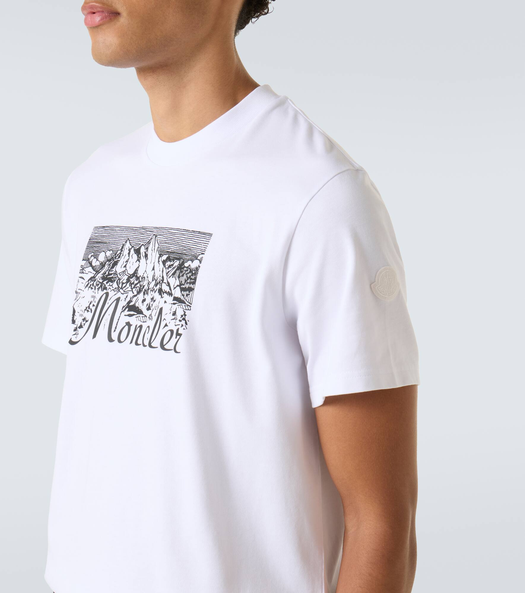 Logo cotton jersey T-shirt - 5