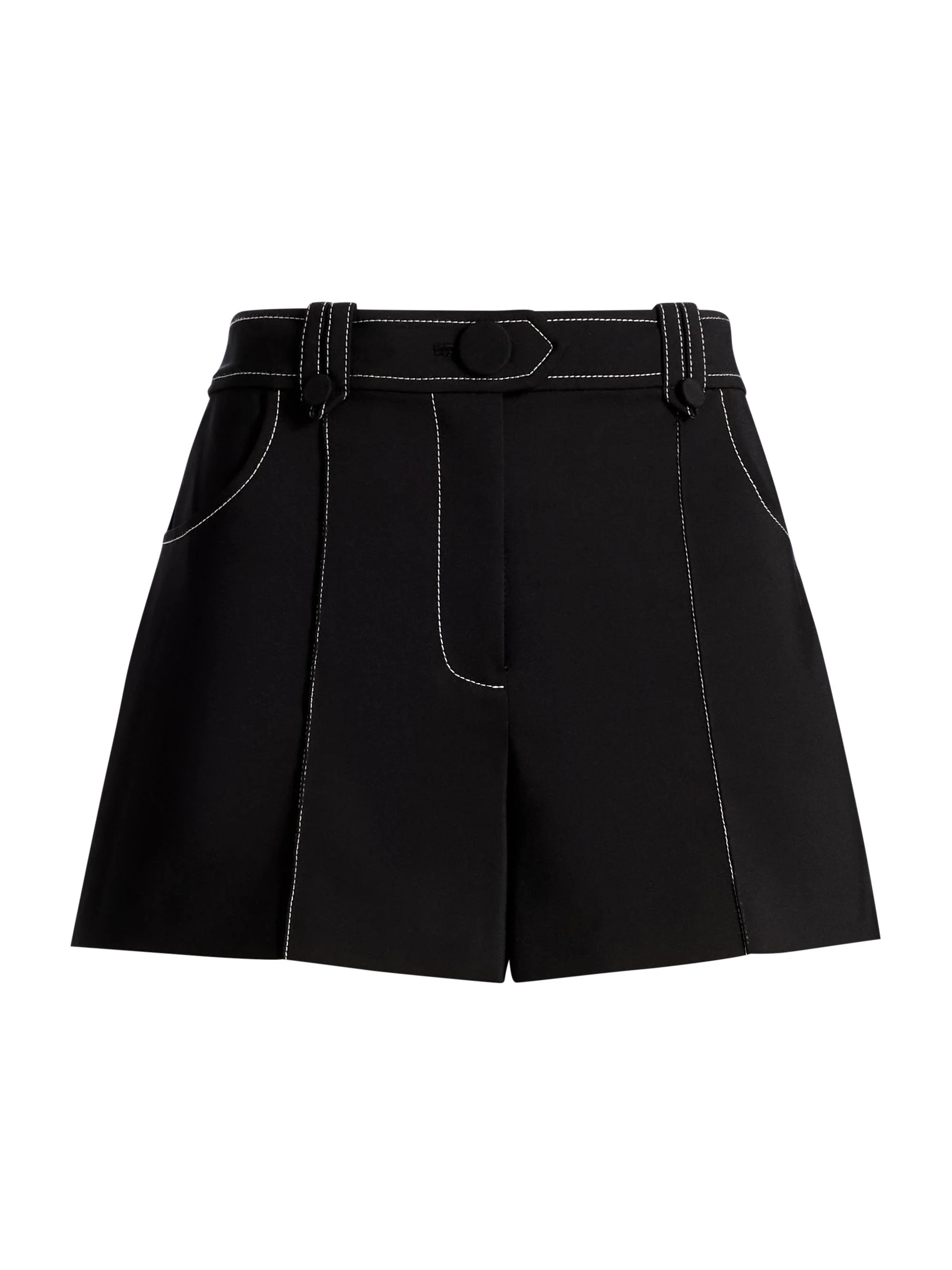 Women's Marco Solid Shorts - Black - 1