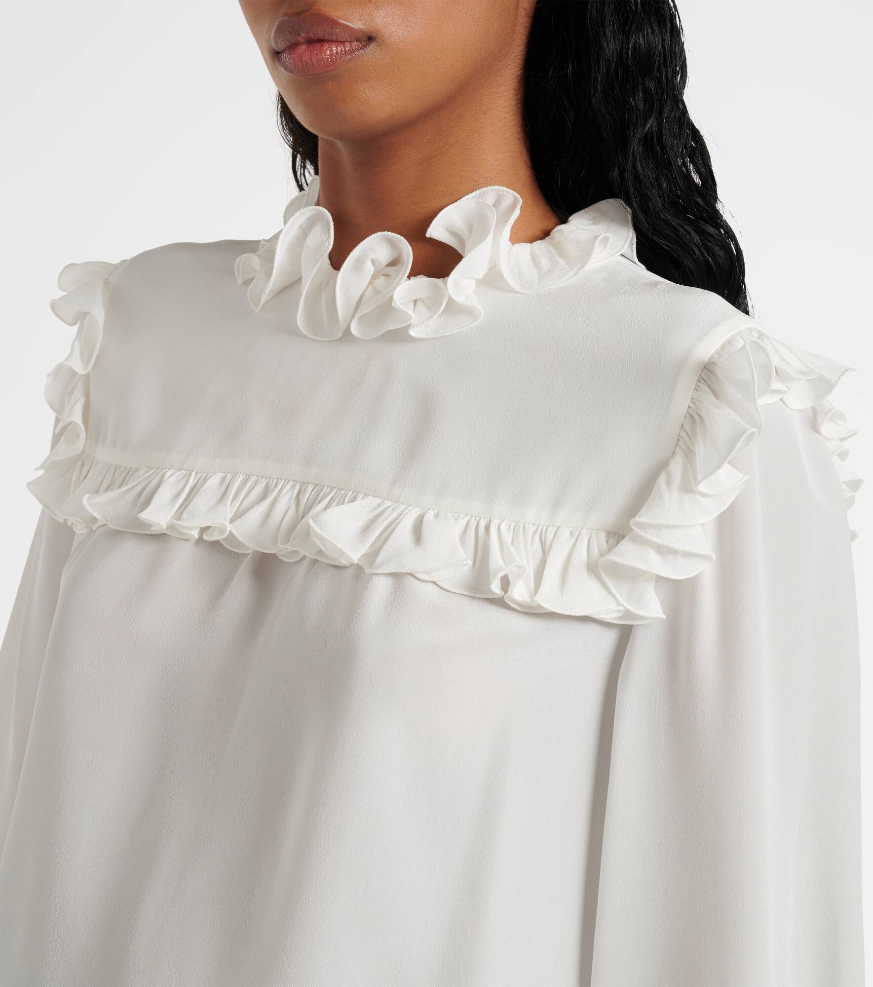 Silk crêpe de chine shirt - 4