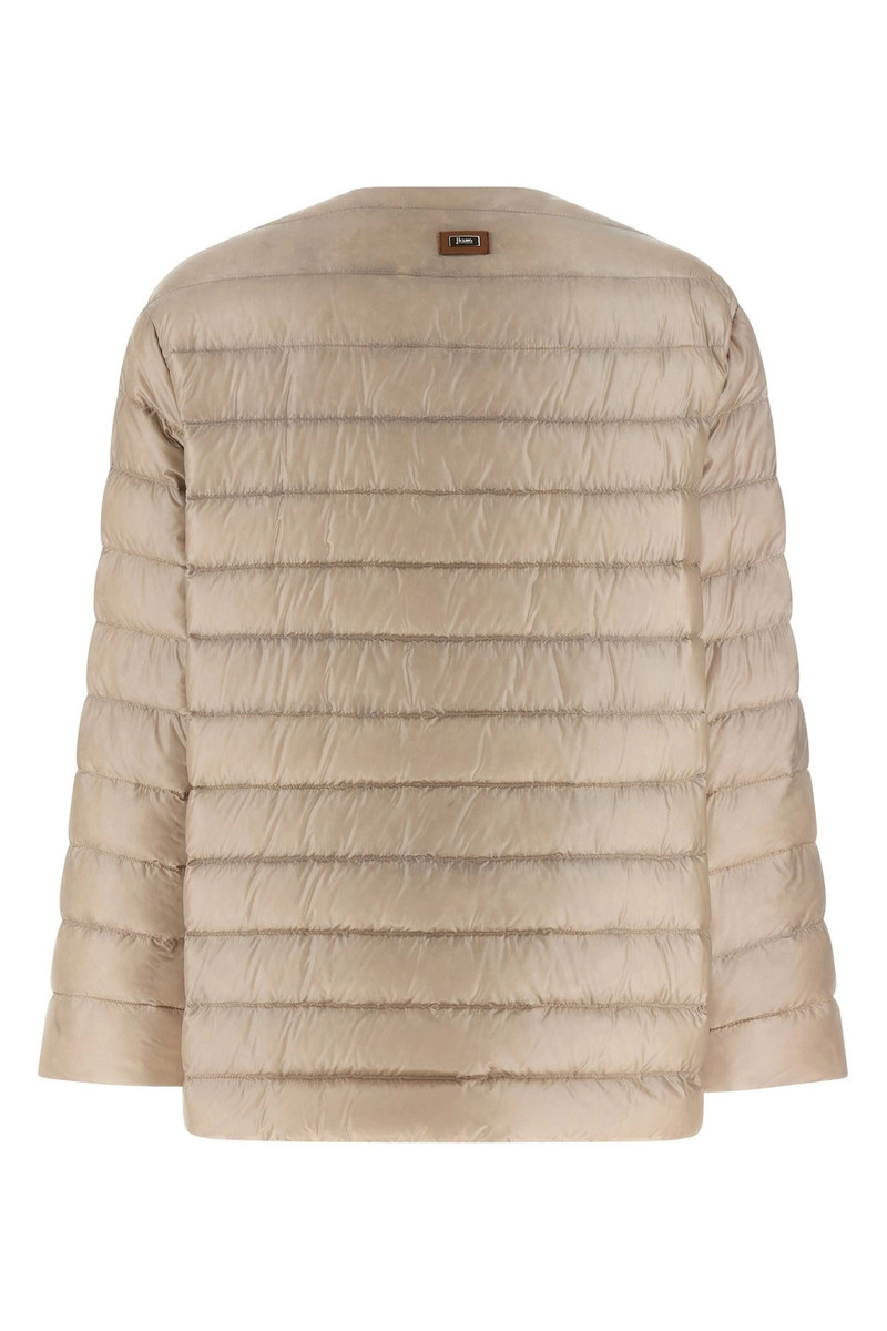 Herno Leather strap down jacket outlook