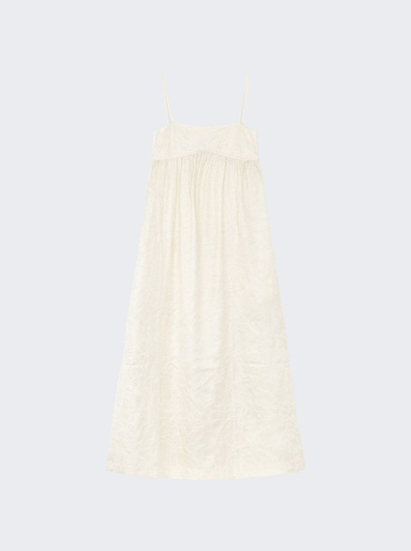 Cavola Embroided Long Dress Ivory 1