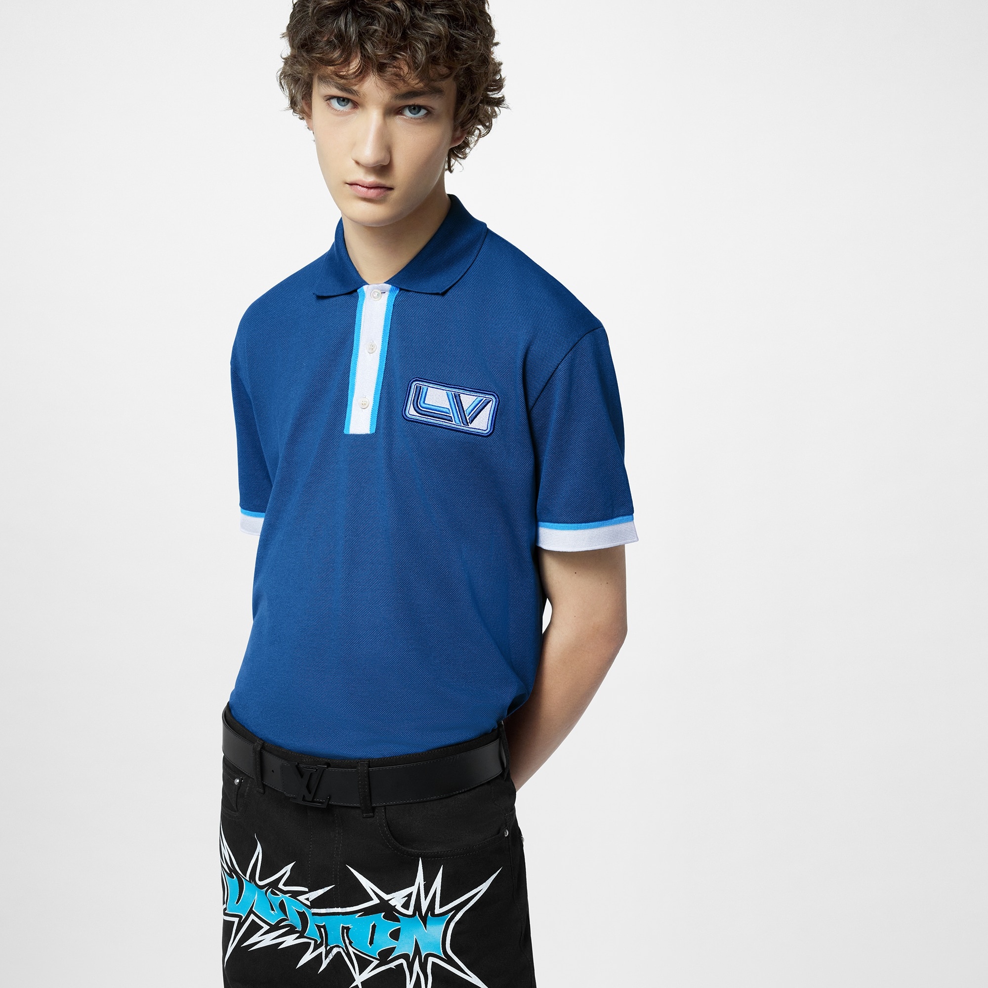 Embroidered Signature Cotton Polo - 5