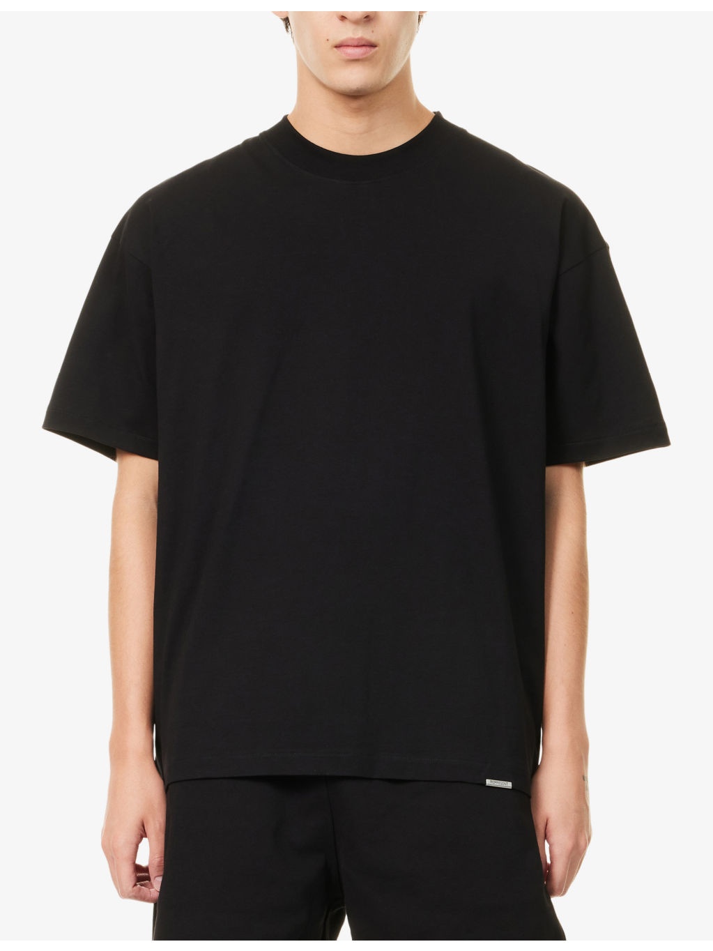 Initial Oversized Cotton T-Shirt - 3
