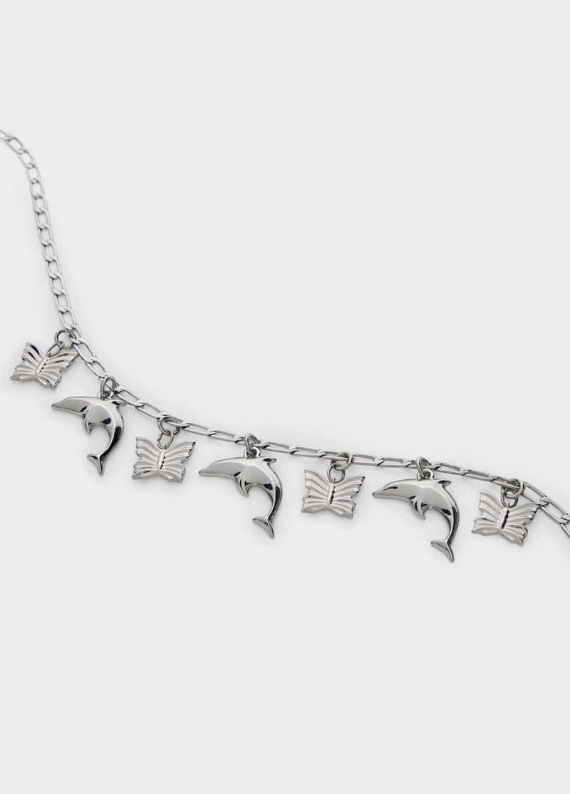 METAL CHOKER WITH CHARMS 4