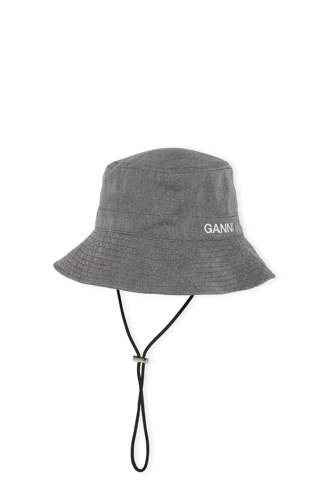 BLACK BUCKET HAT - 2