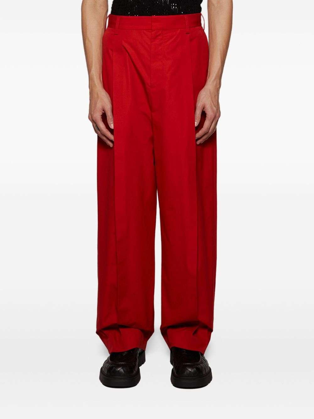 straight-leg trousers - 3