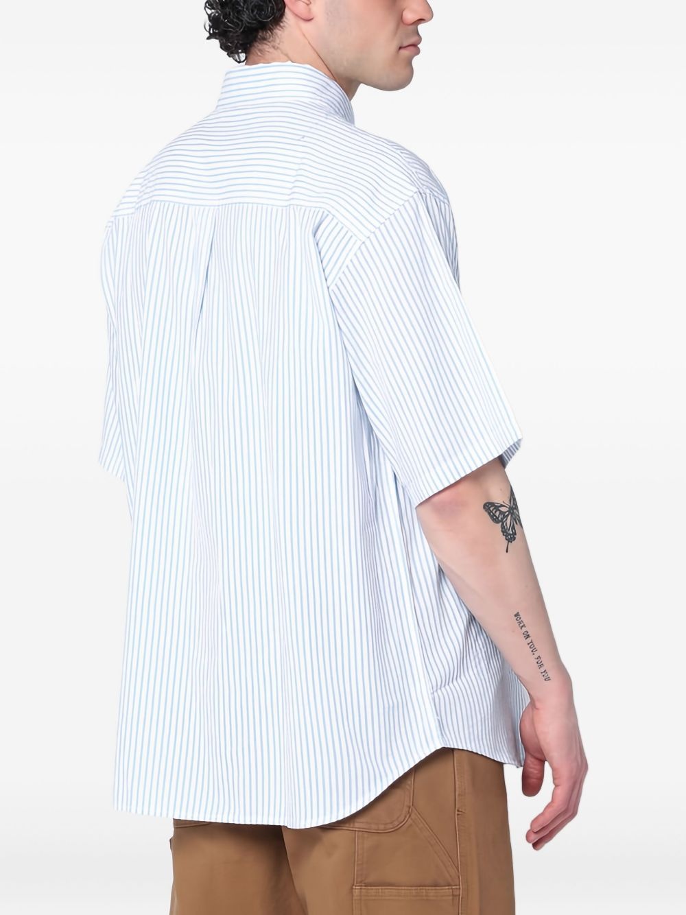 striped cotton shirt - 4