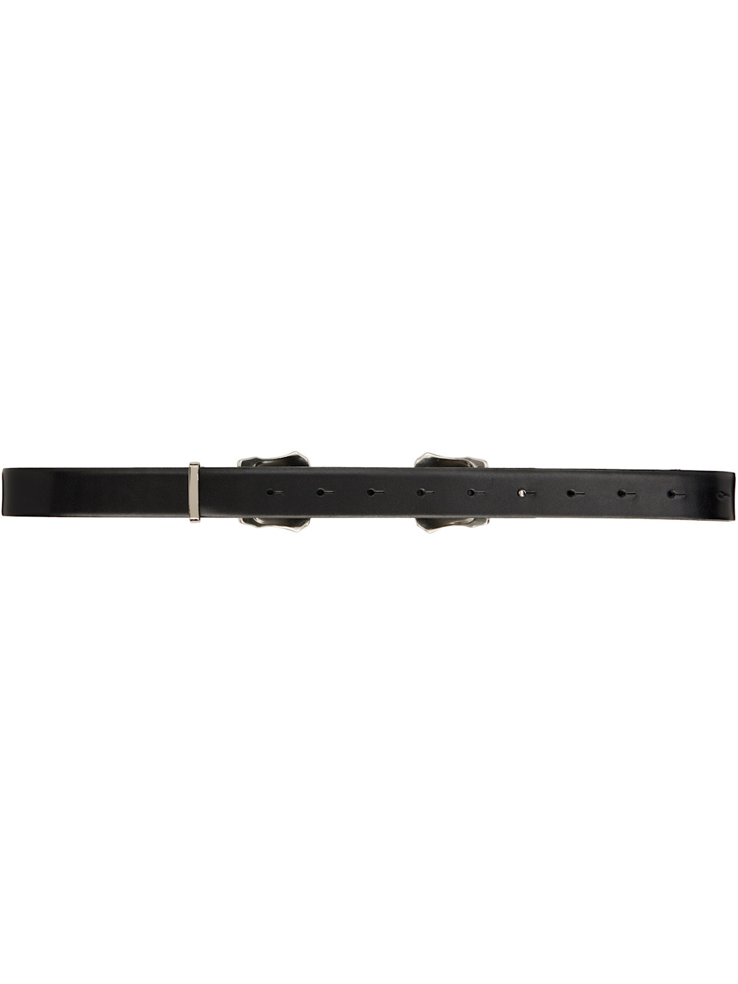Black Double Buckle Belt - 2