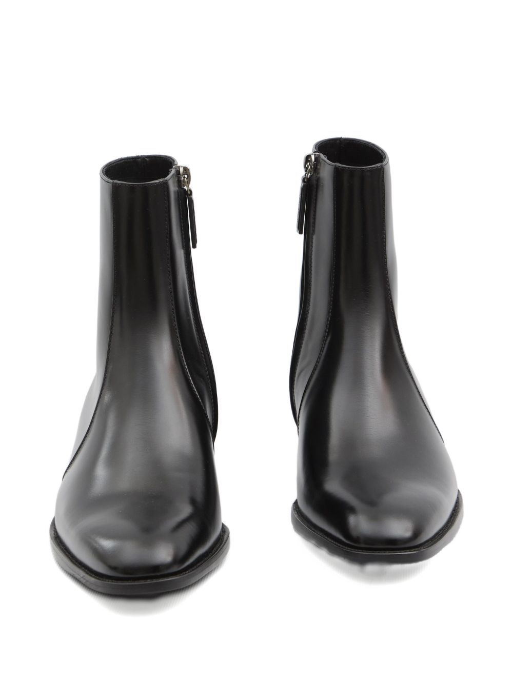 Roman almond-toe zip boots - 5
