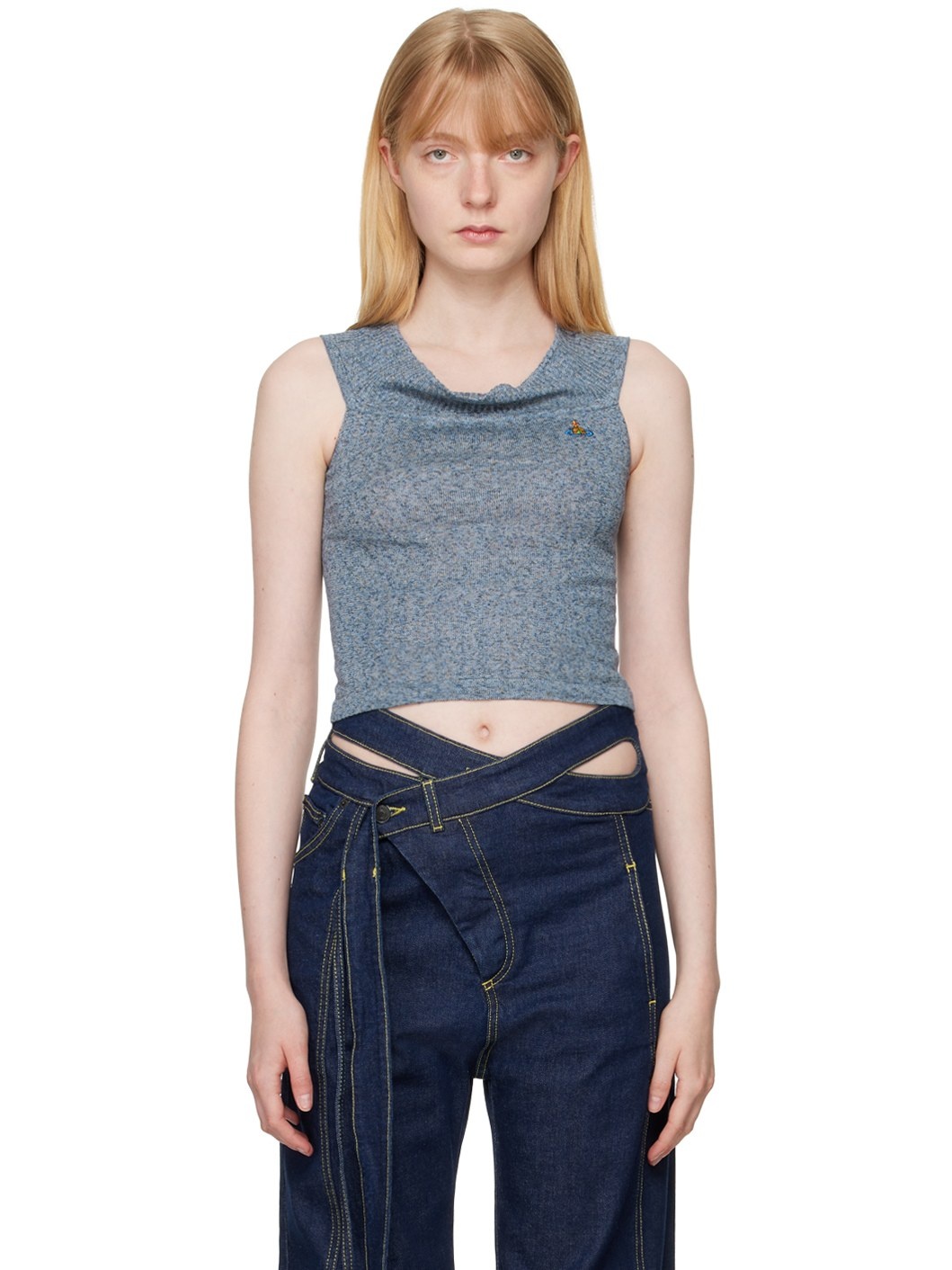 Blue Valentina Tank Top - 1