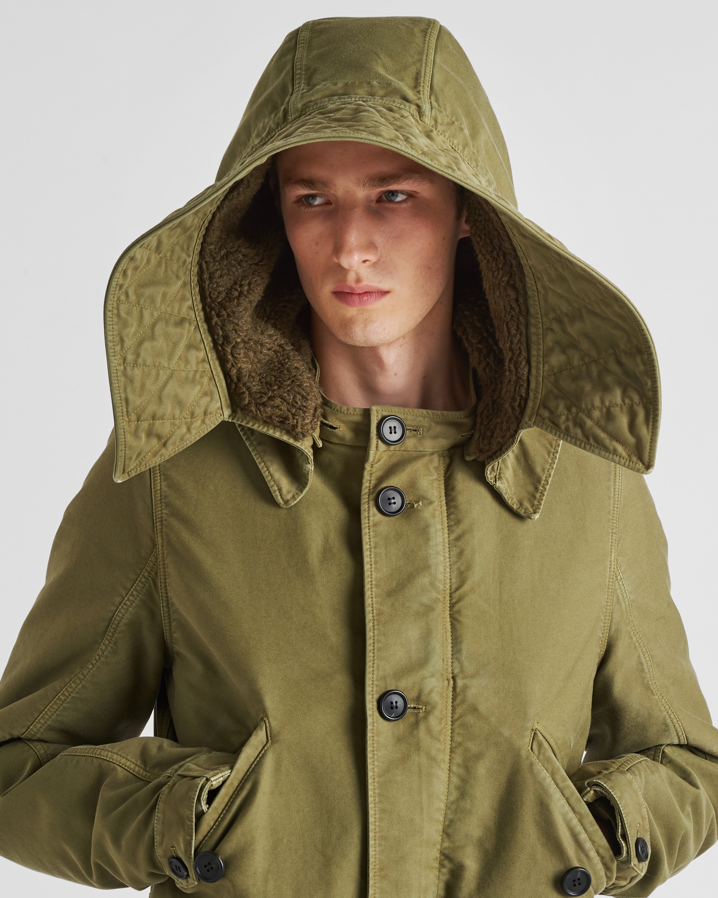 Long cotton parka