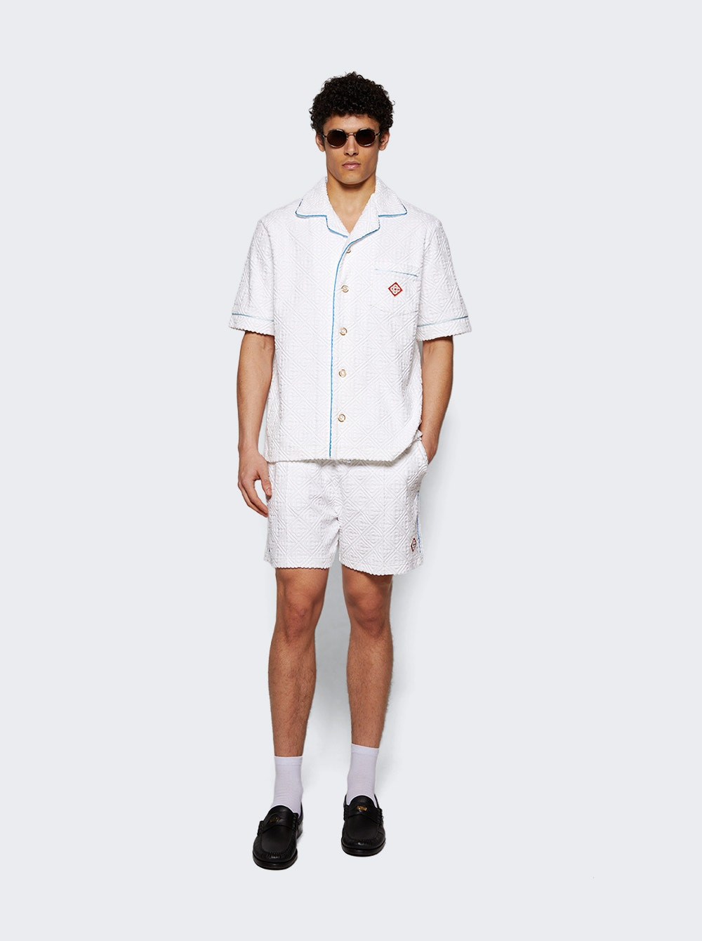 Towelling Short Tennis Stripe - 5