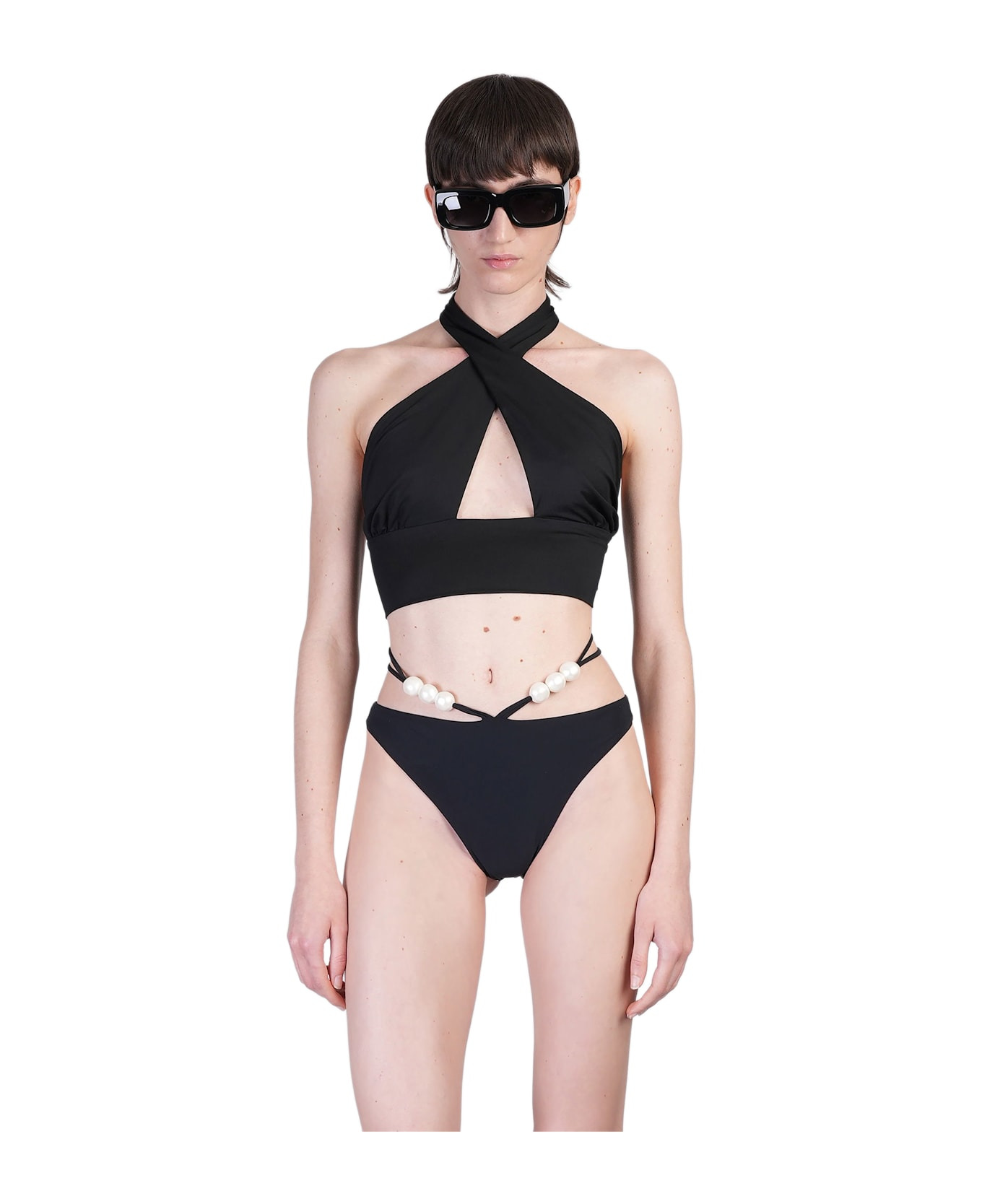 Swim Bra 02 Beachwear In Black Polyamide - 1