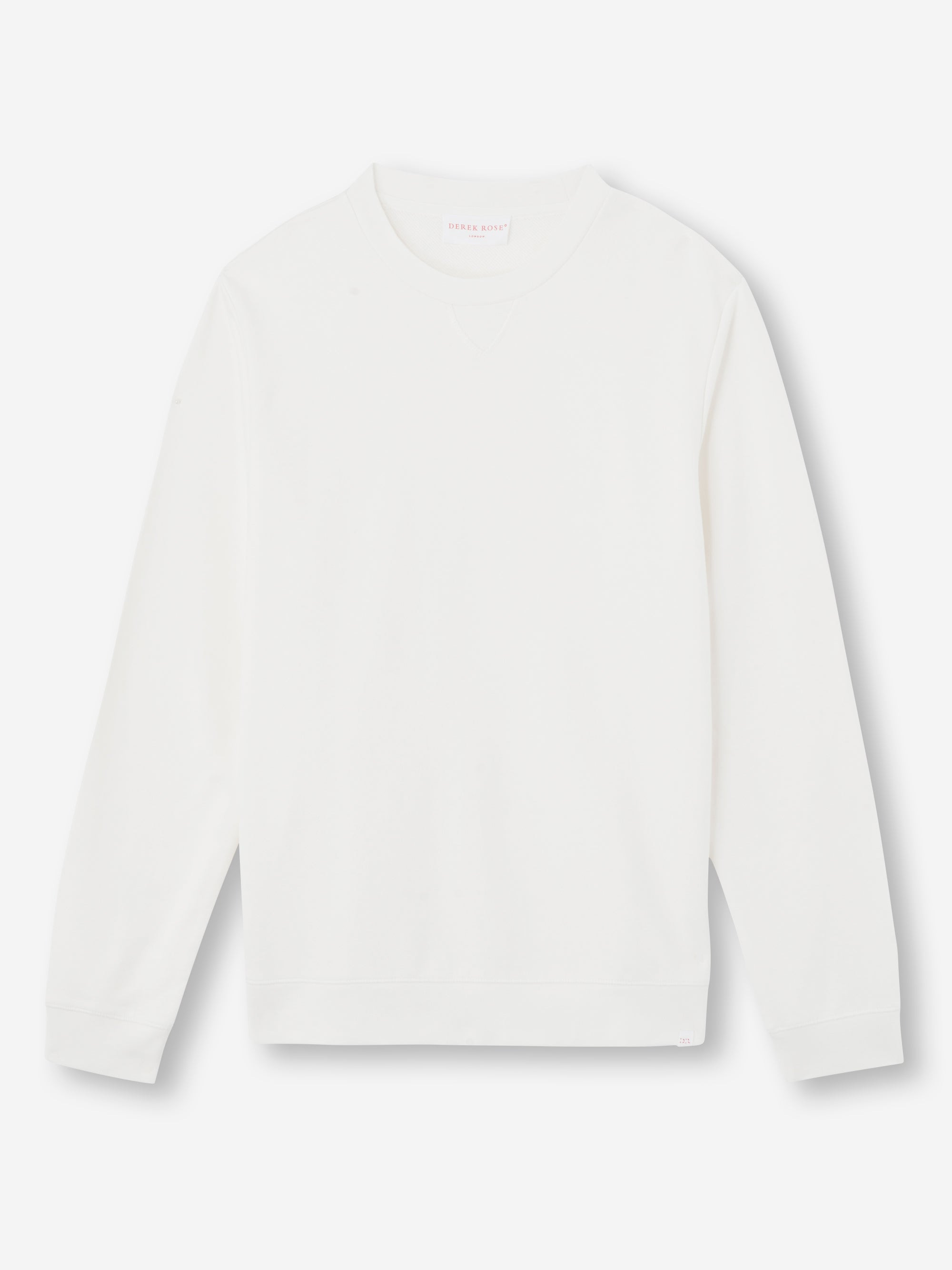 Men's Sweatshirt Quinn Cotton Modal White - 2