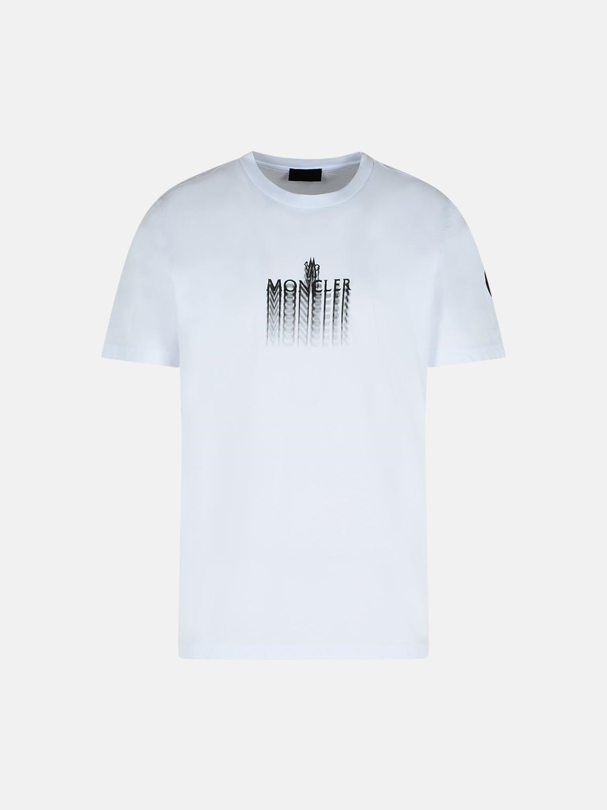 WHITE COTTON T-SHIRT - 1
