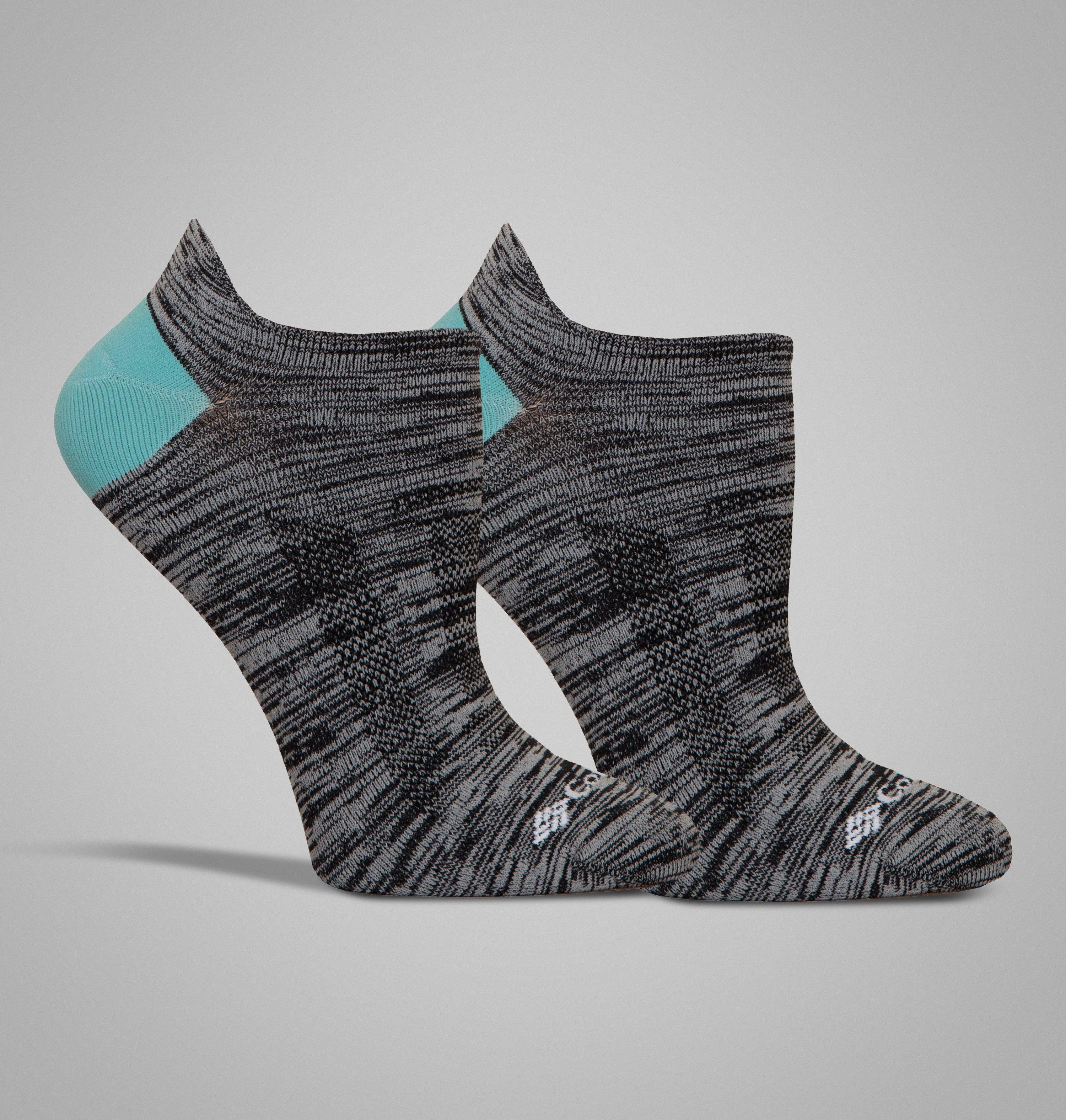 Women's Space Dye BRR No-Show Lightweight Socks - 2 Pack - 1