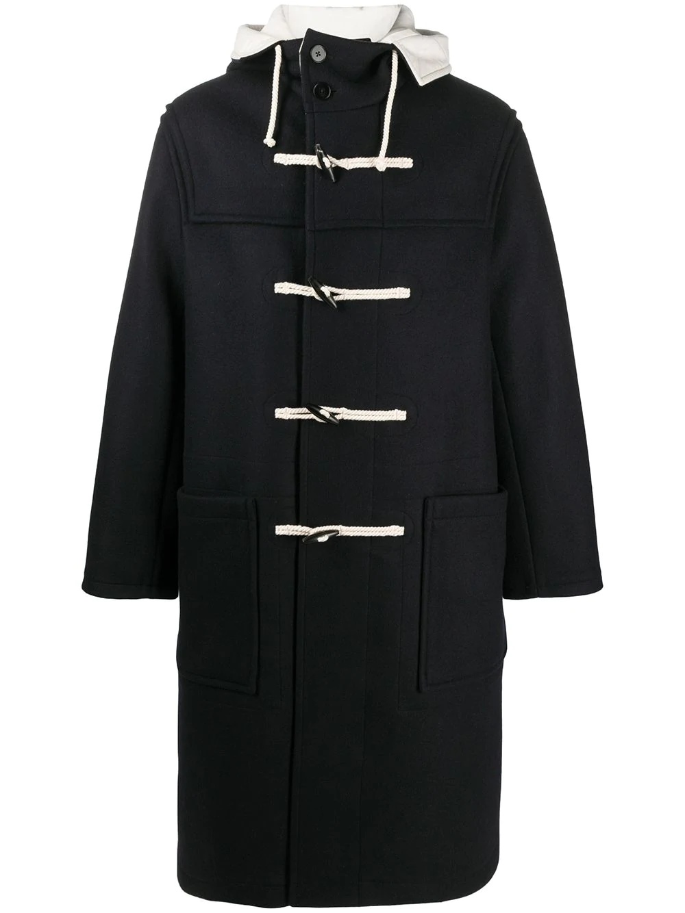 mid-length duffle coat - 1