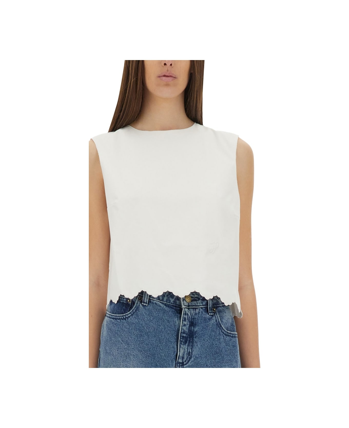 Short Poplin Top - 4