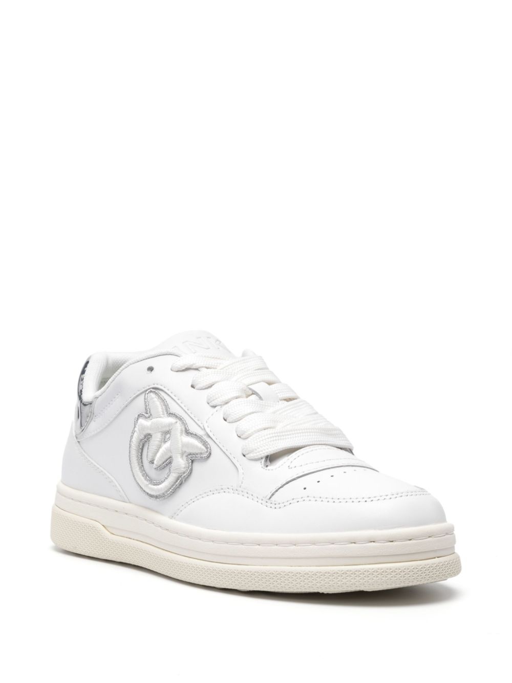 embroidered-logo sneakers - 2