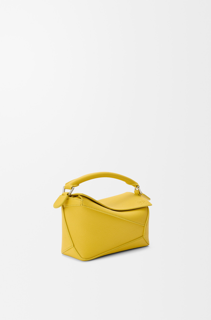 Mini Puzzle Edge bag in soft grained calfskin 2