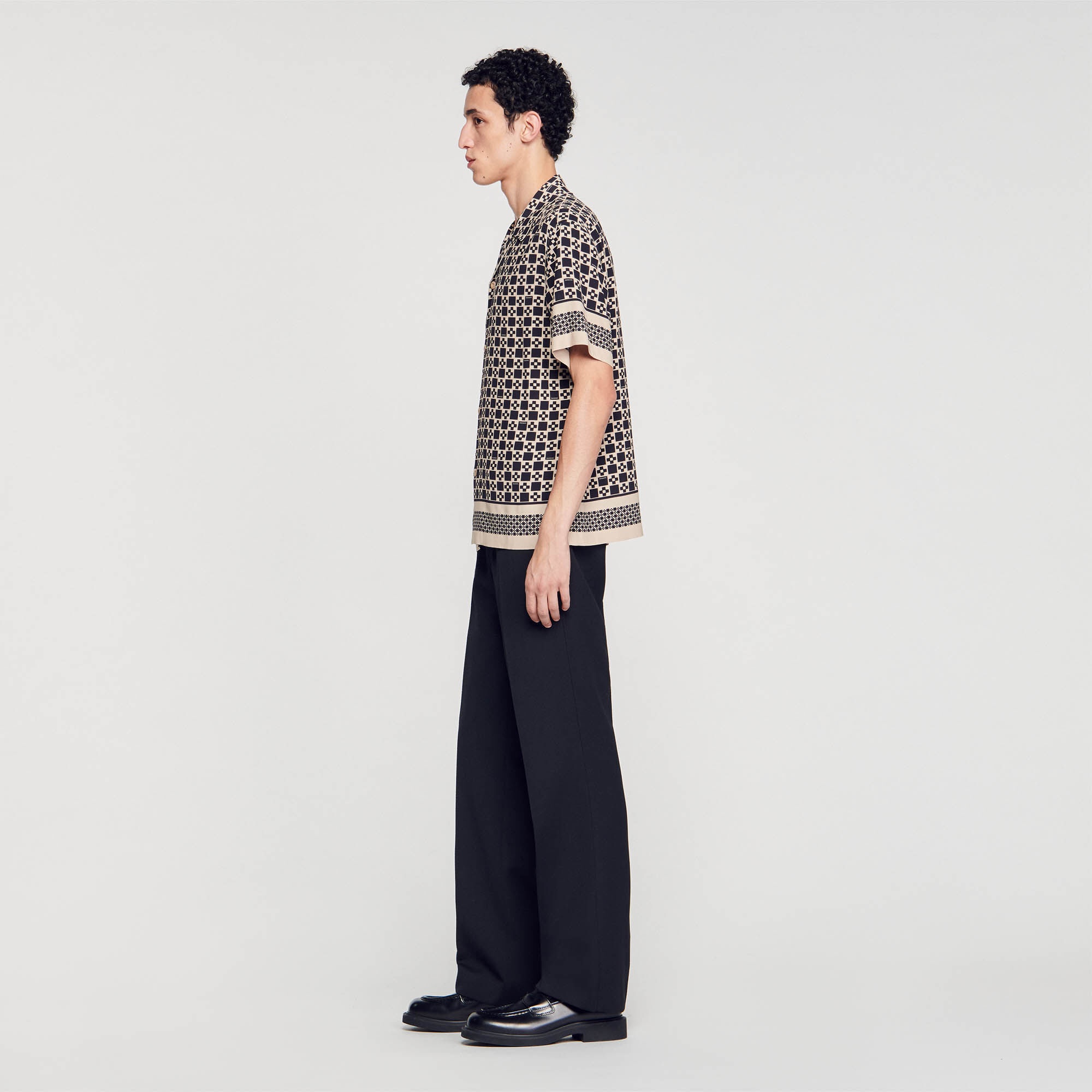 SQUARE CROSS SHORT-SLEEVED SHIRT - 7