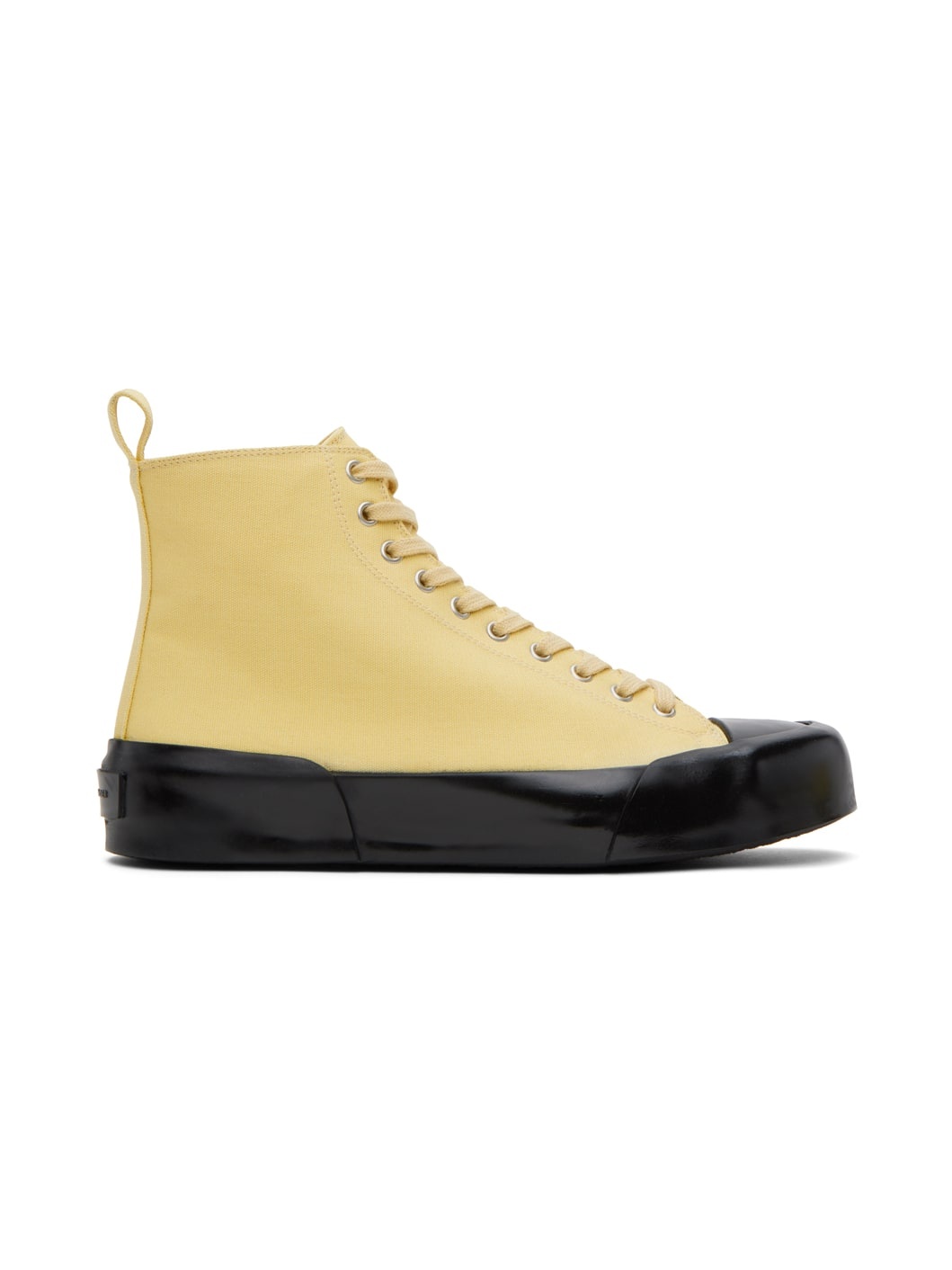Yellow High-Top Sneakers - 1