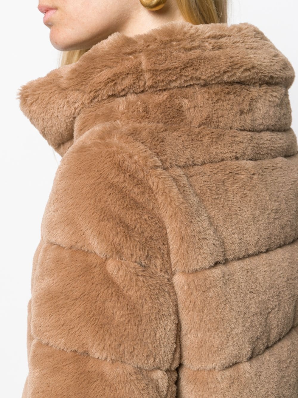 faux-fur padded jacket - 5