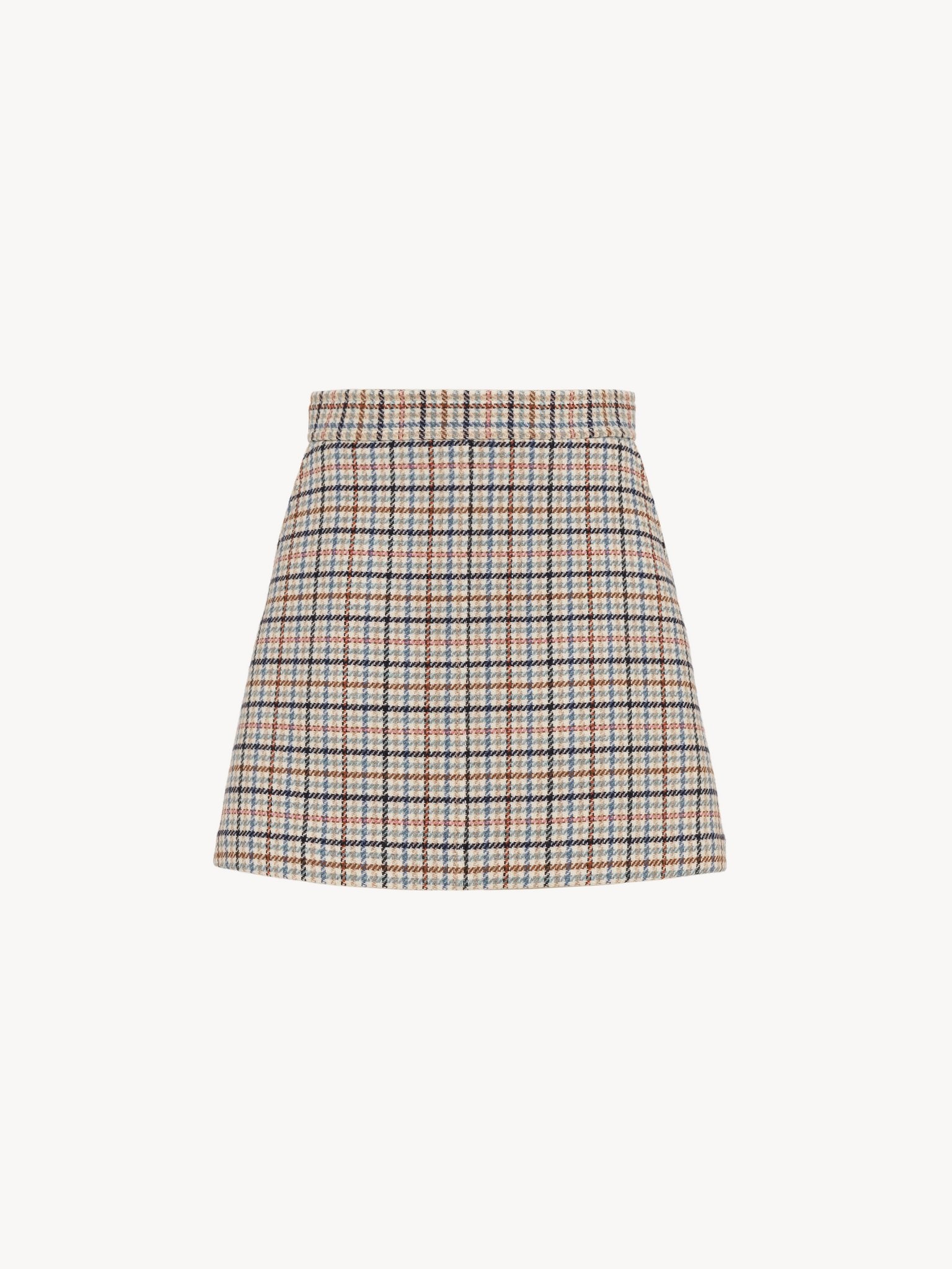 CHECKED SKIRT - 3