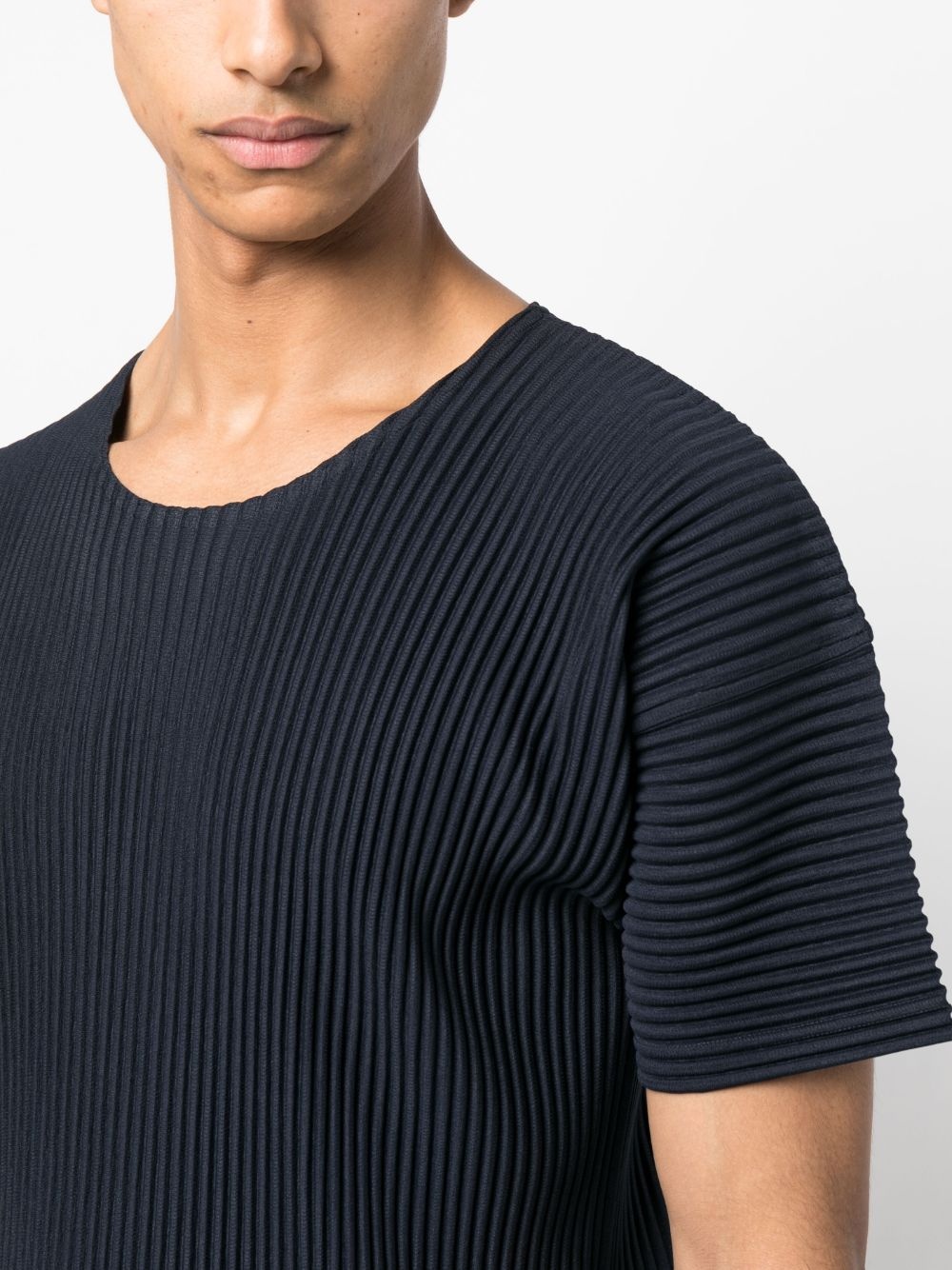 ribbed-effect T-shirt - 5