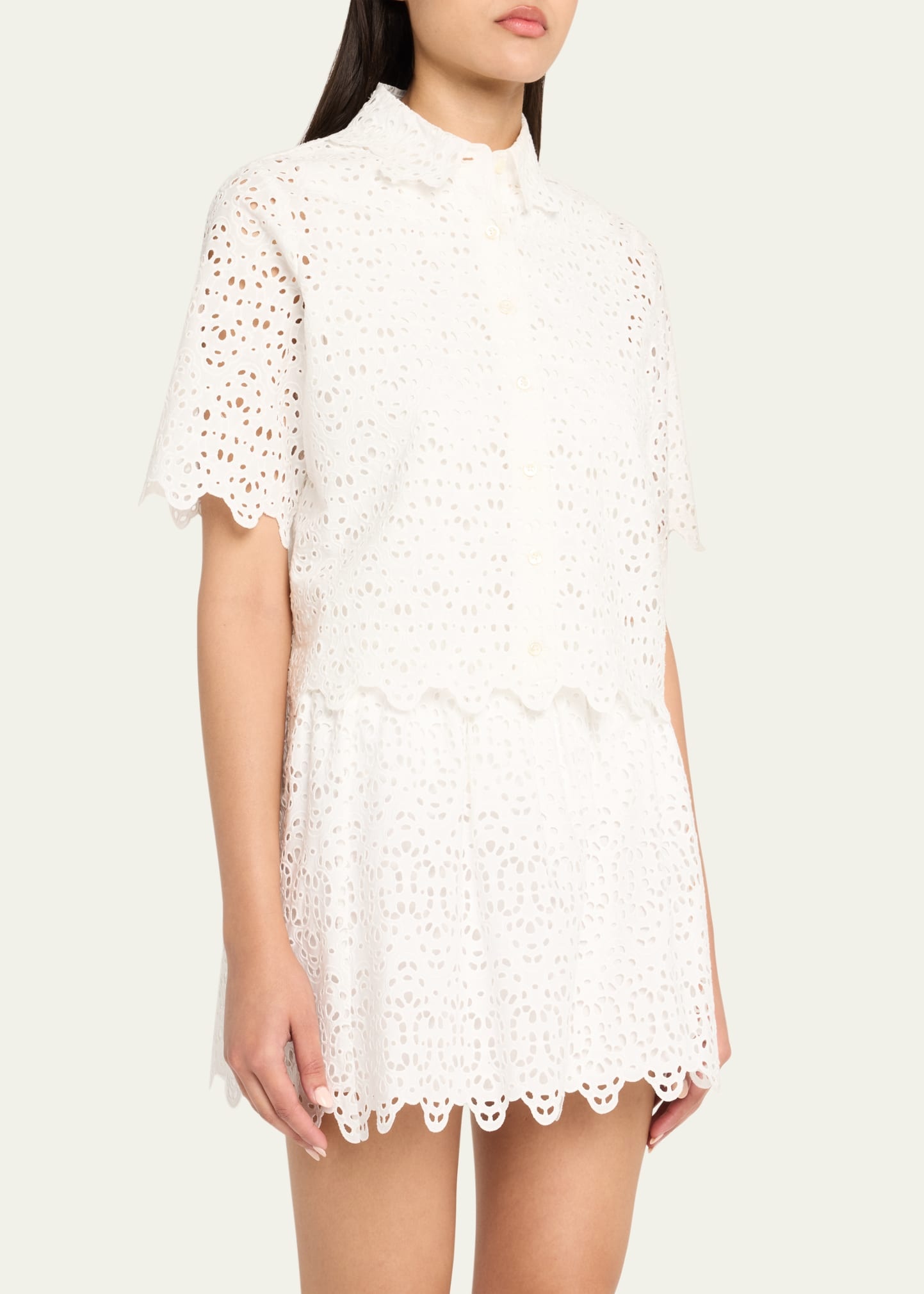 The Deco Eyelet Top - 4
