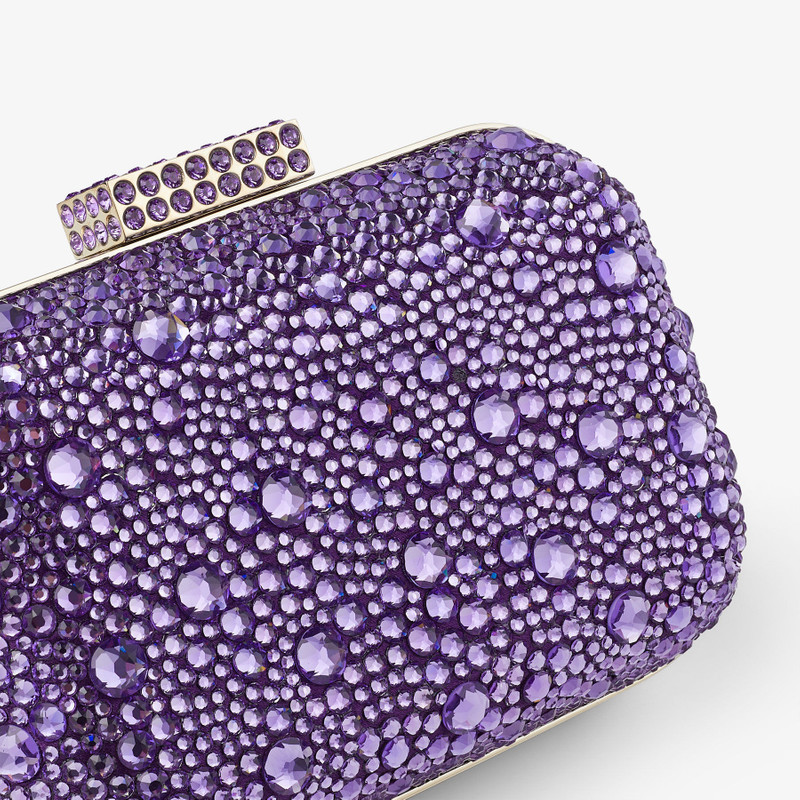 Micro Cloud
Cassis Satin Mini Bag with Hotfix Crystals 5