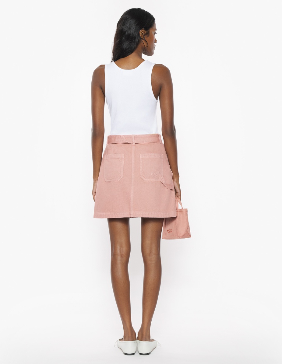 BELTED UTILITY MINI SKIRT - 5