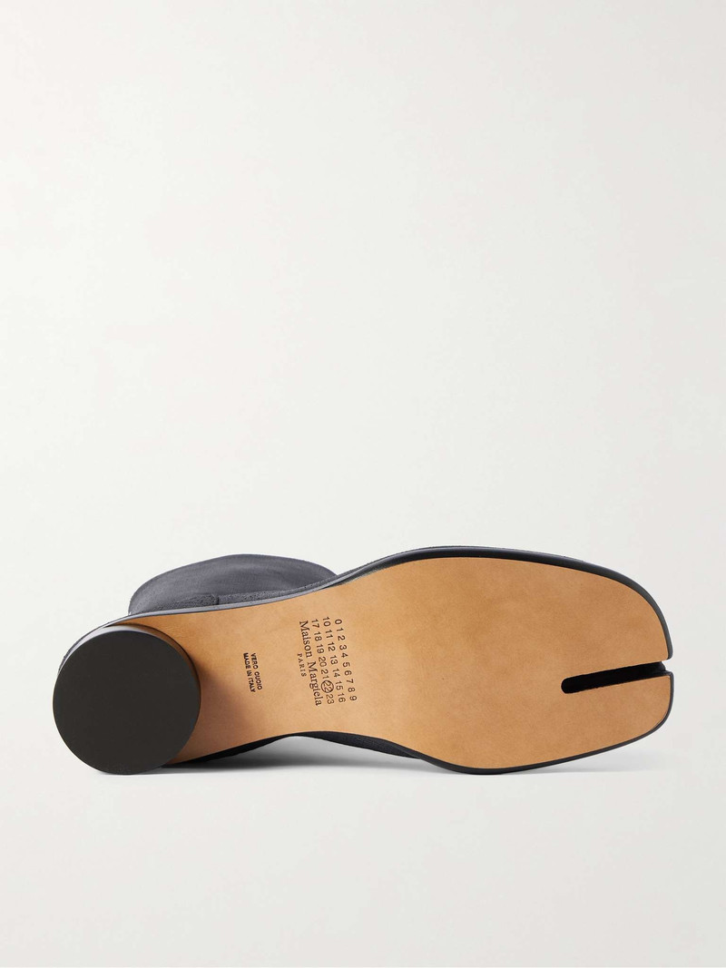 Maison Margiela Tabi Split-Toe Textured-Leather Boots outlook