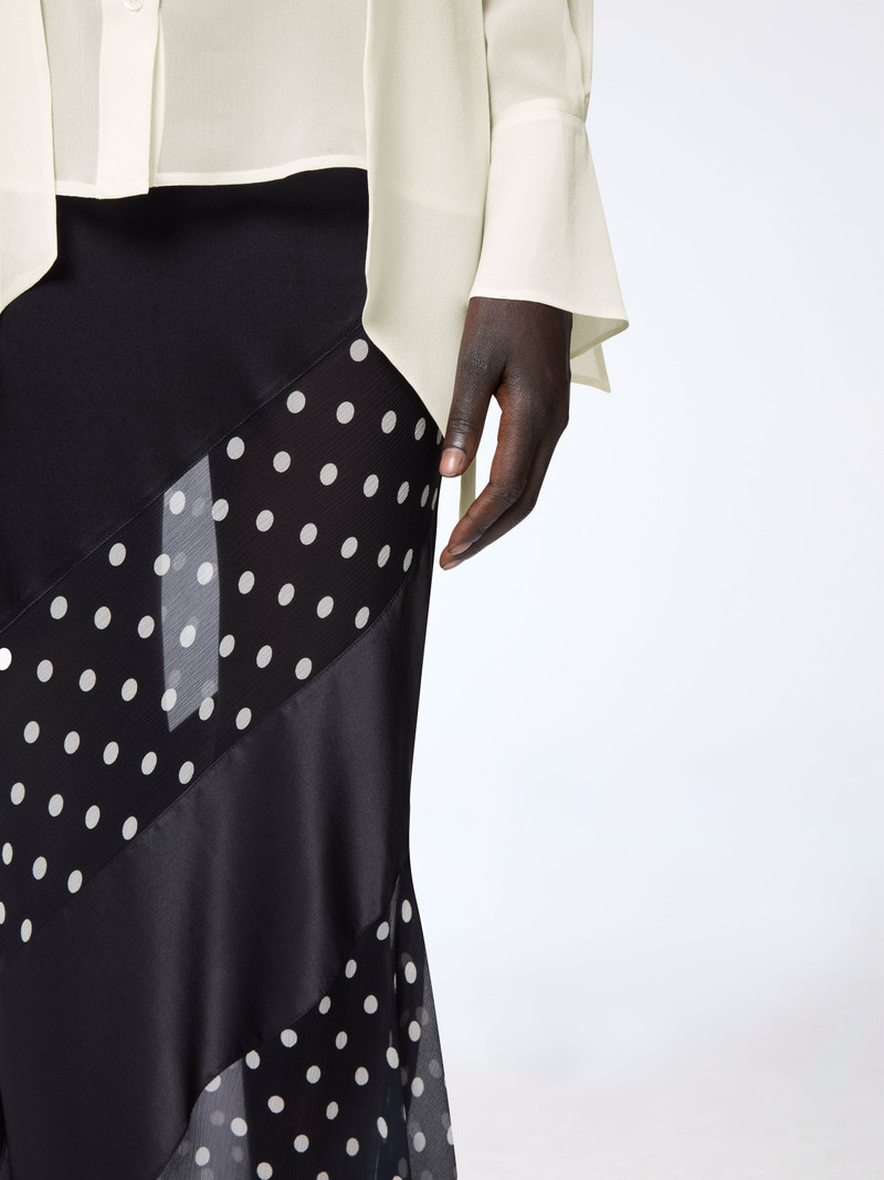 Long Polka Dot Skirt 3