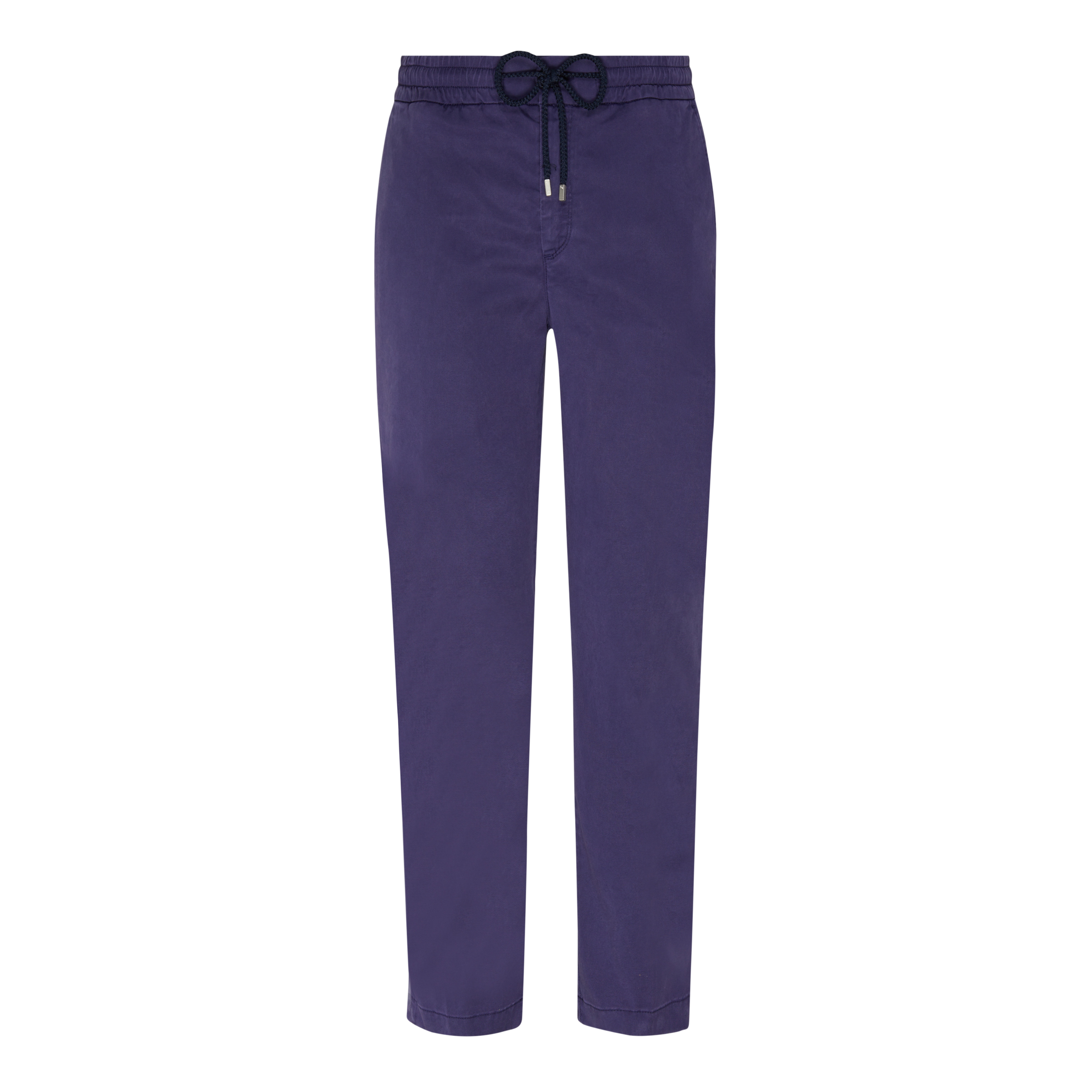 Men Tencel Cotton Elastic Waist Pants - 1